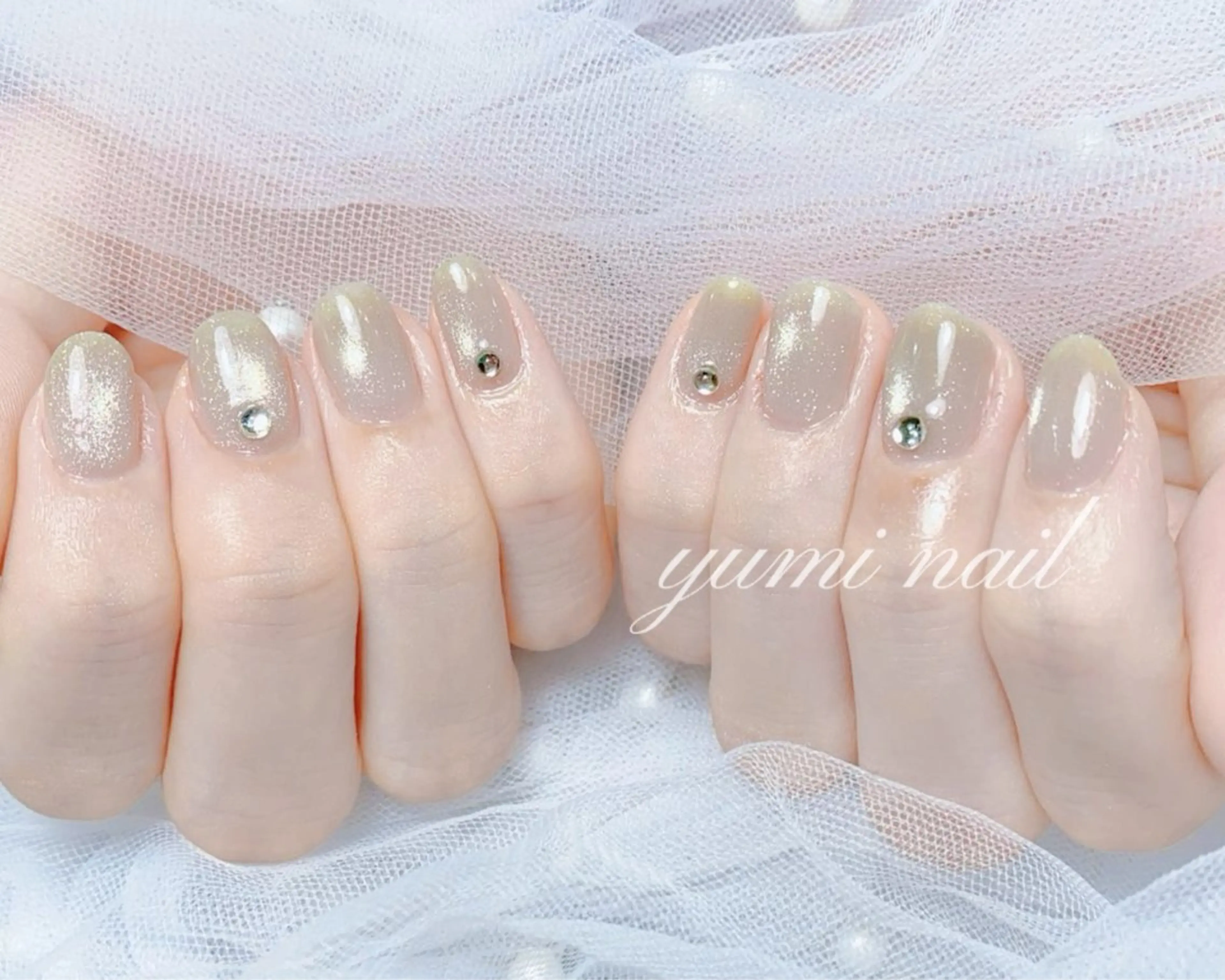 ネイル 𝐲𝐮𝐦𝐢🎀 長さ出しデザイン専門のネイルデザイン