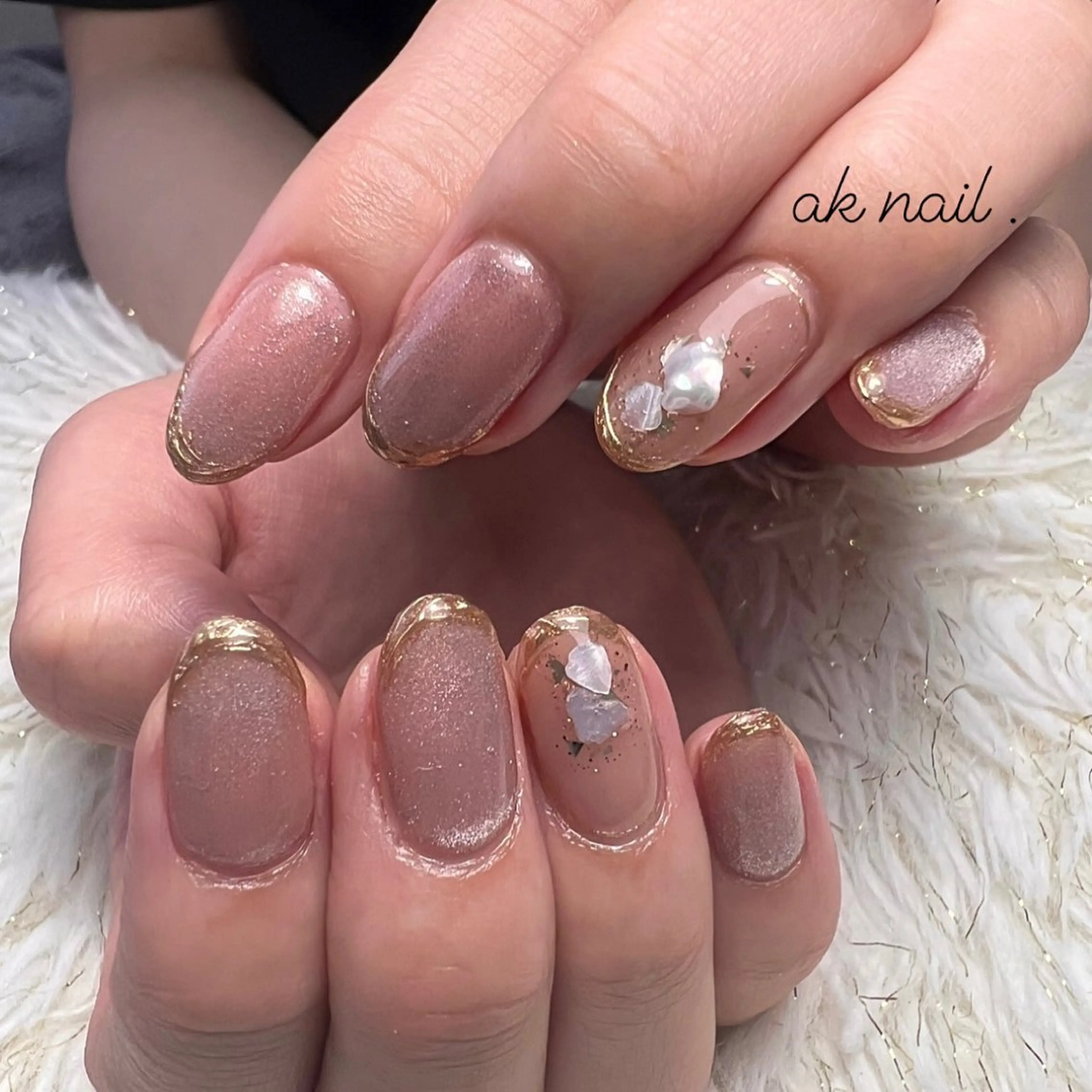ネイル ハンドネイル ak nail .のネイルデザイン