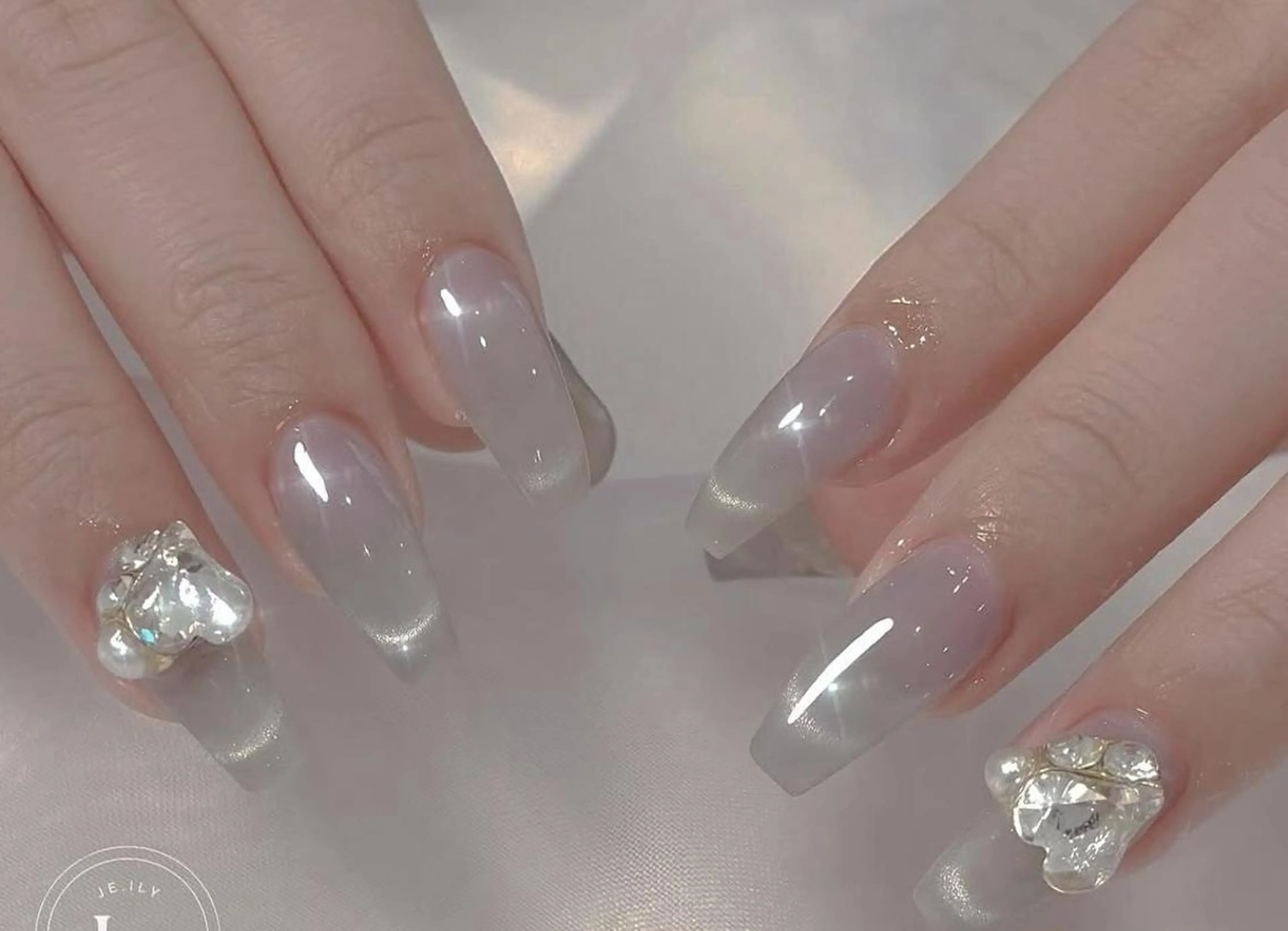 チップ長さだし10本マグネットワンカラー＋2個パーツ付けの写真