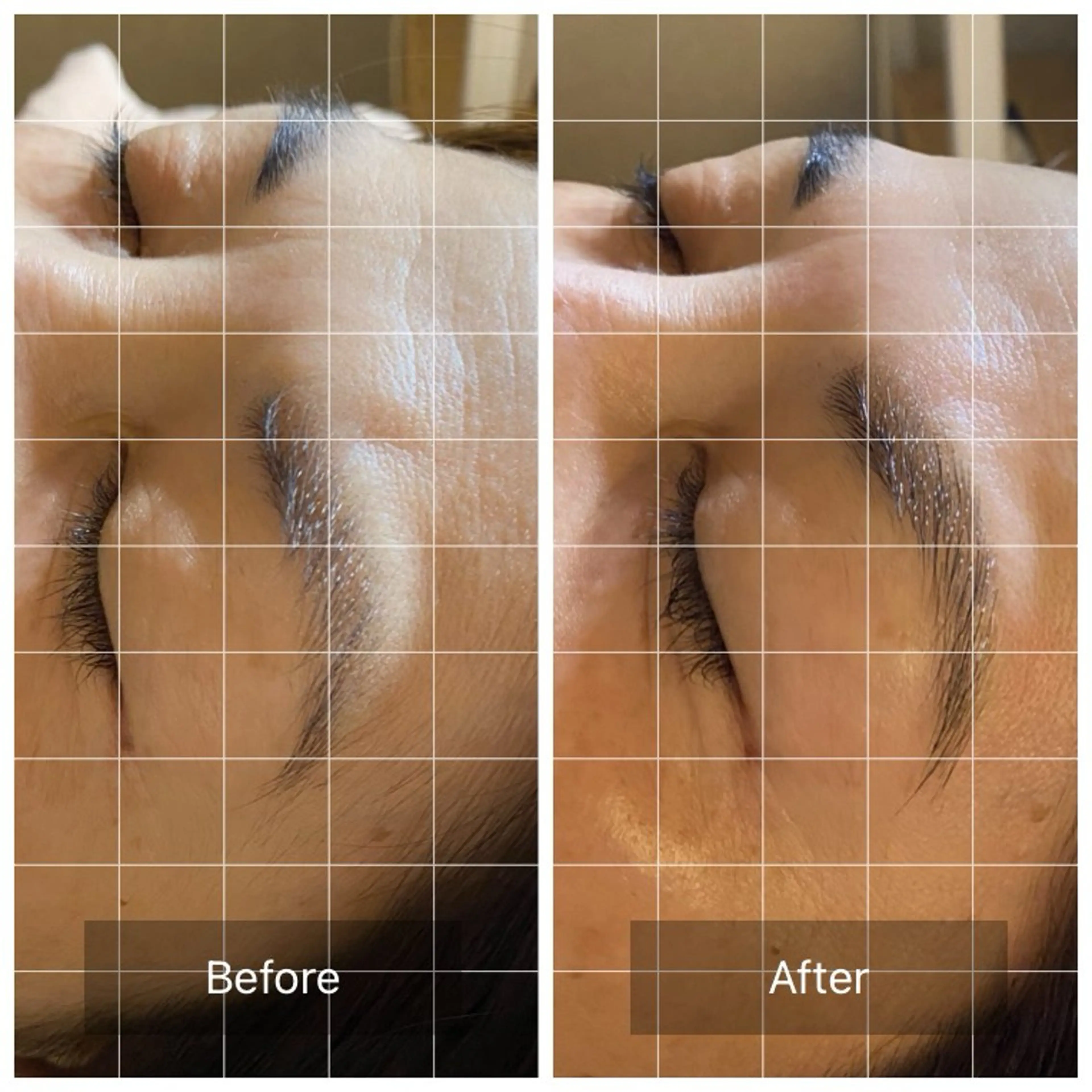 眉毛デザインWax+ブロウリフト+お肌ケアの写真