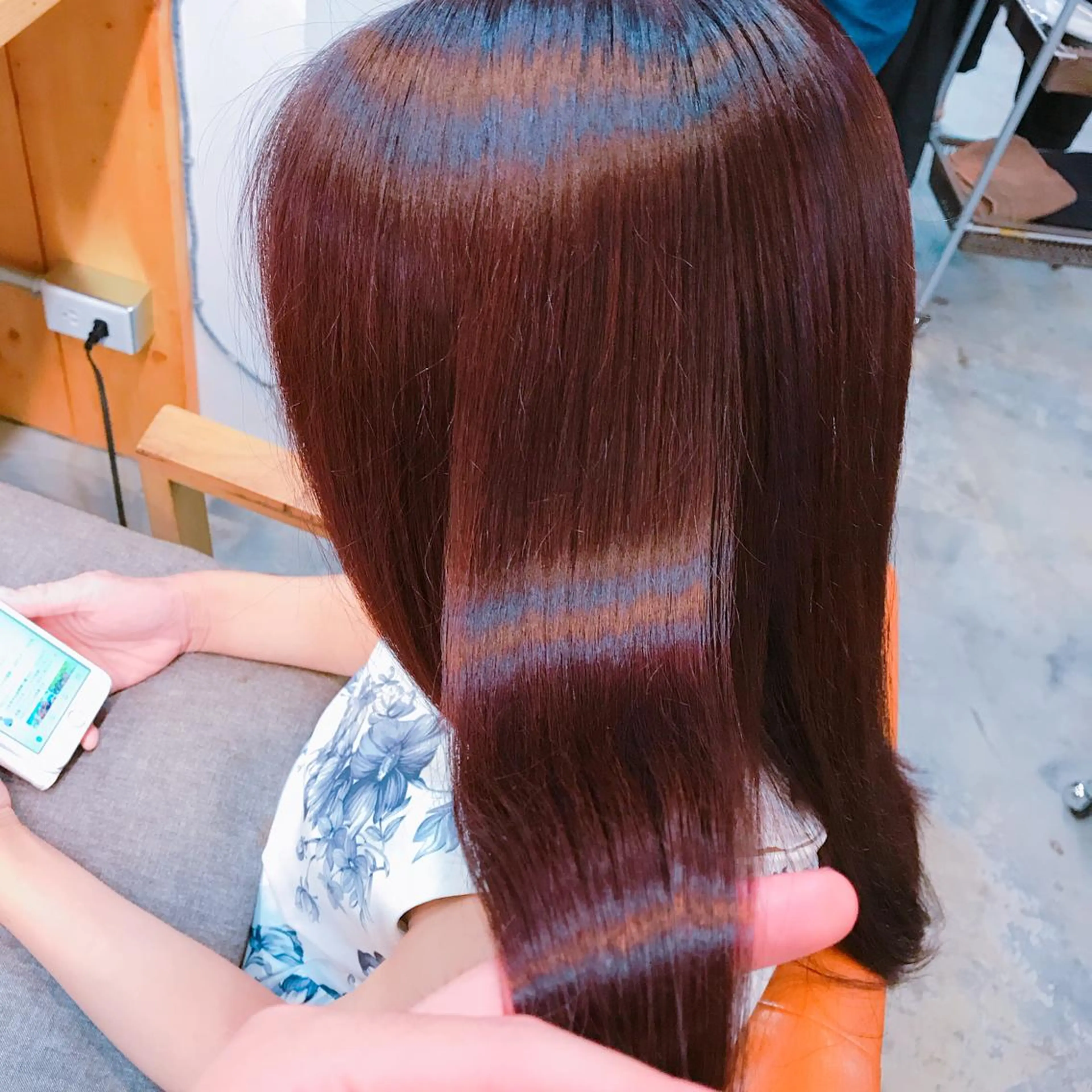 ロング カラー レッドカラー バイオレットカラー トリートメント 🌈限定価格🌈 鈴木　瑛輔のヘアスタイル