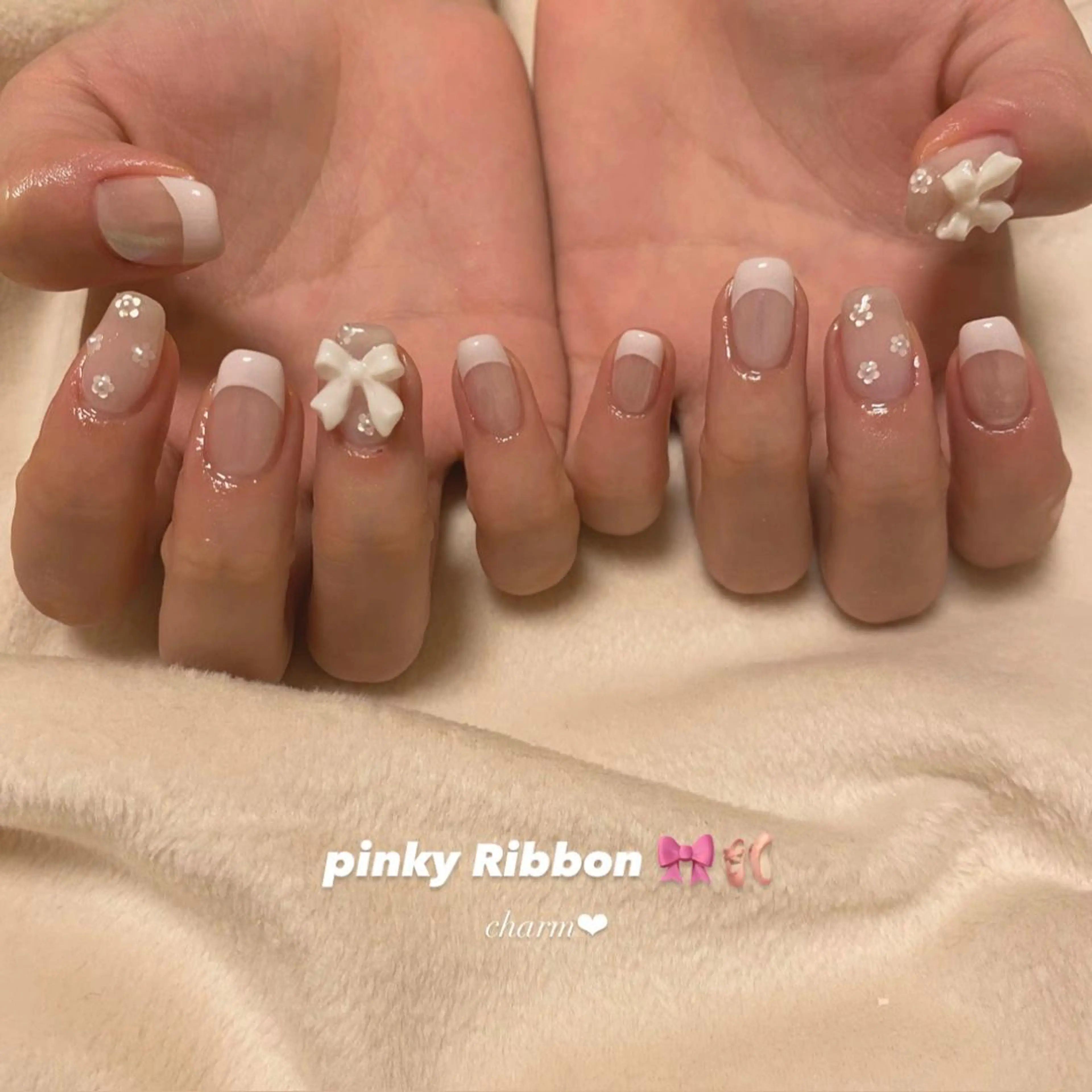 ネイル ガーリー nail salon charmのネイルデザイン