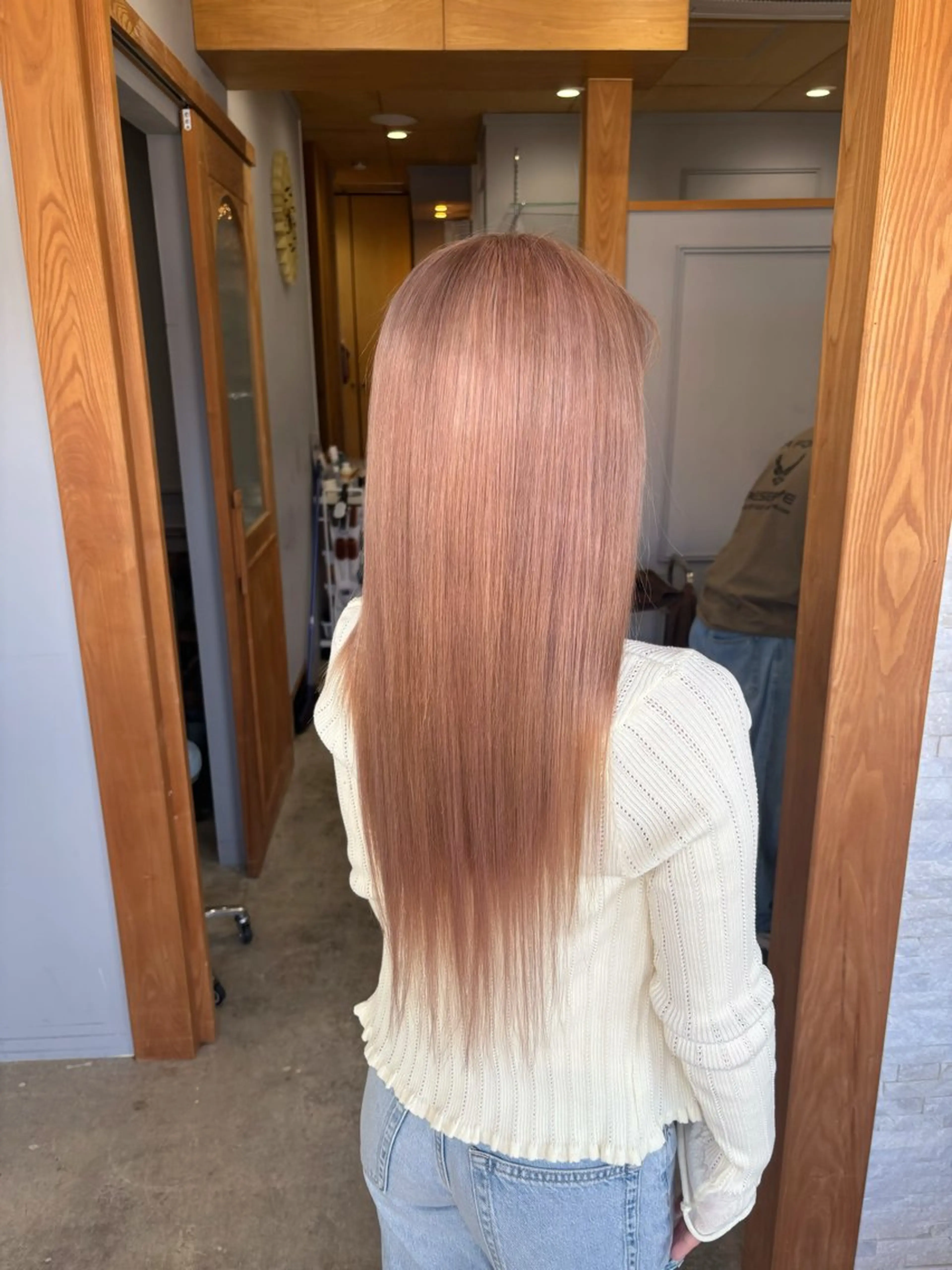 ロング エクステ トリートメント ヘアカラー トリートメント miloc Maikaのヘアスタイル