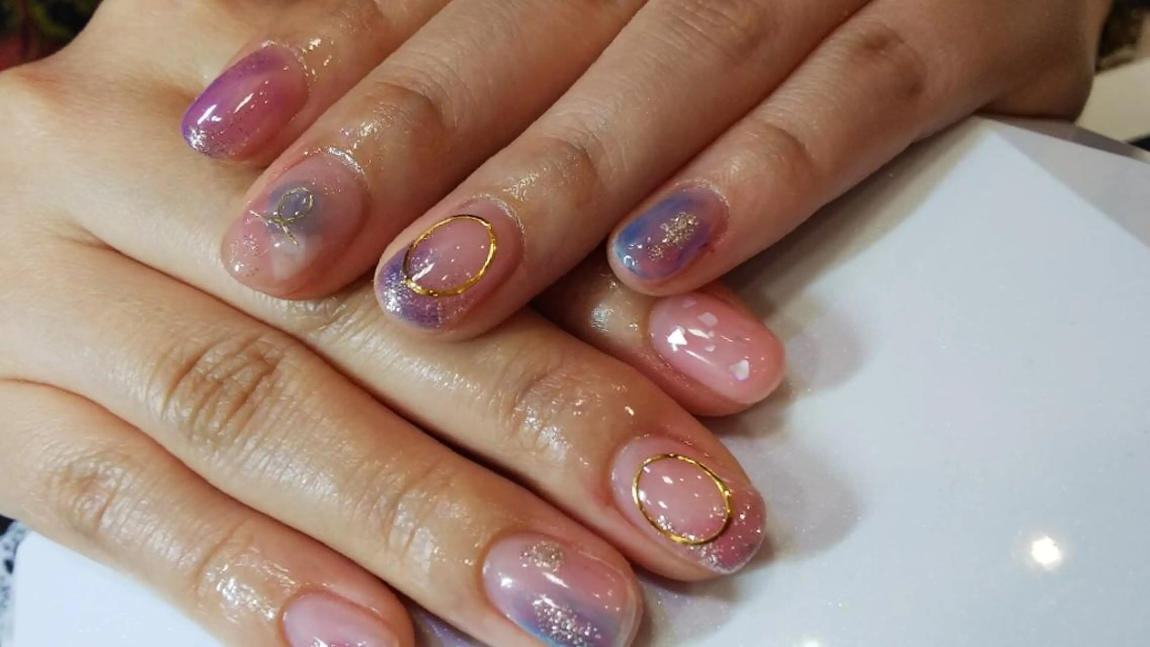 ネイル infinity skyのネイルデザイン