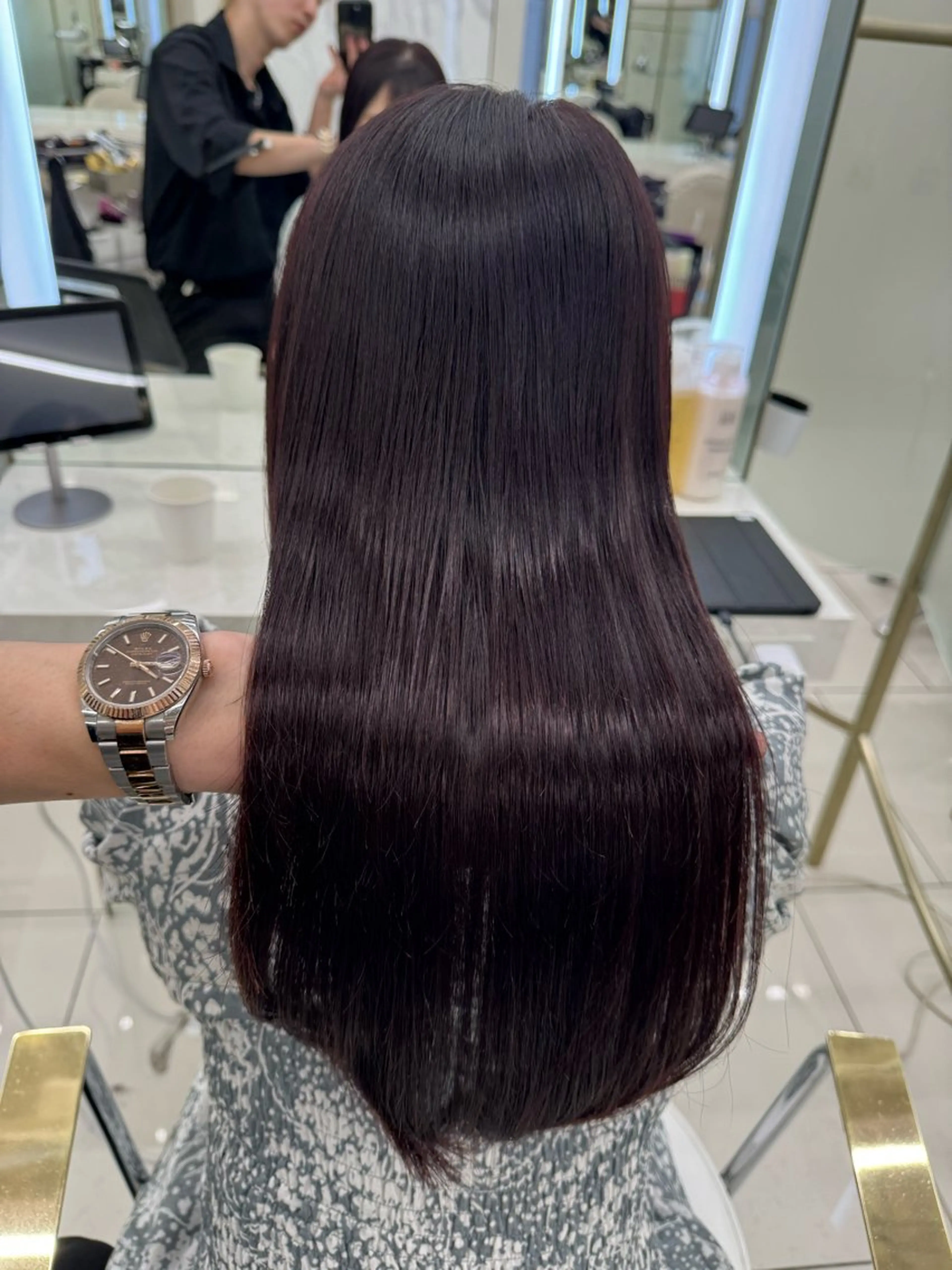 ロング カラー COA GINZA 空也/前髪/顔まわりのヘアスタイル