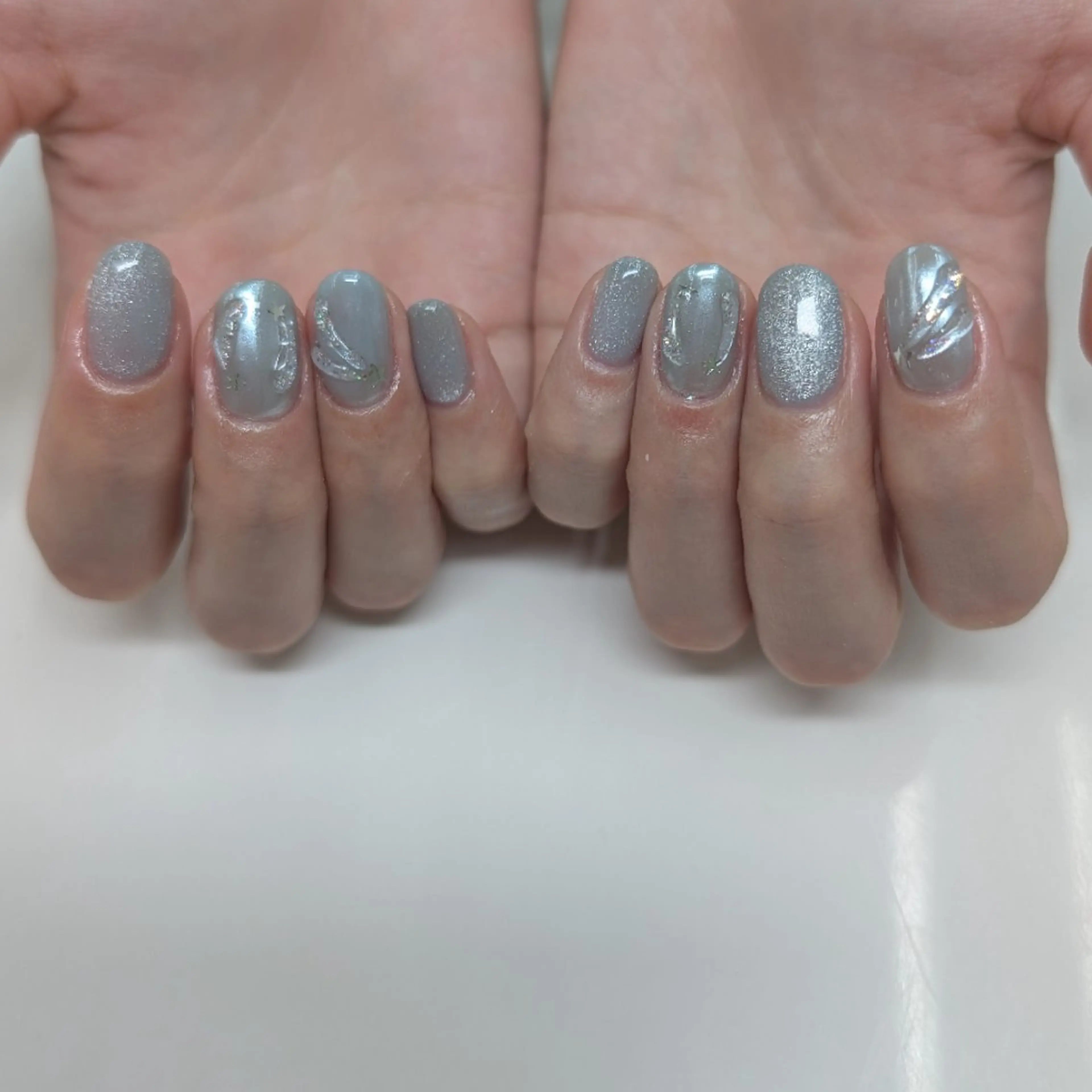 ネイル キラキラネイル ハンドネイル ネイルサロン Amie　〜アミ〜所属・Satou .Cのネイルデザイン