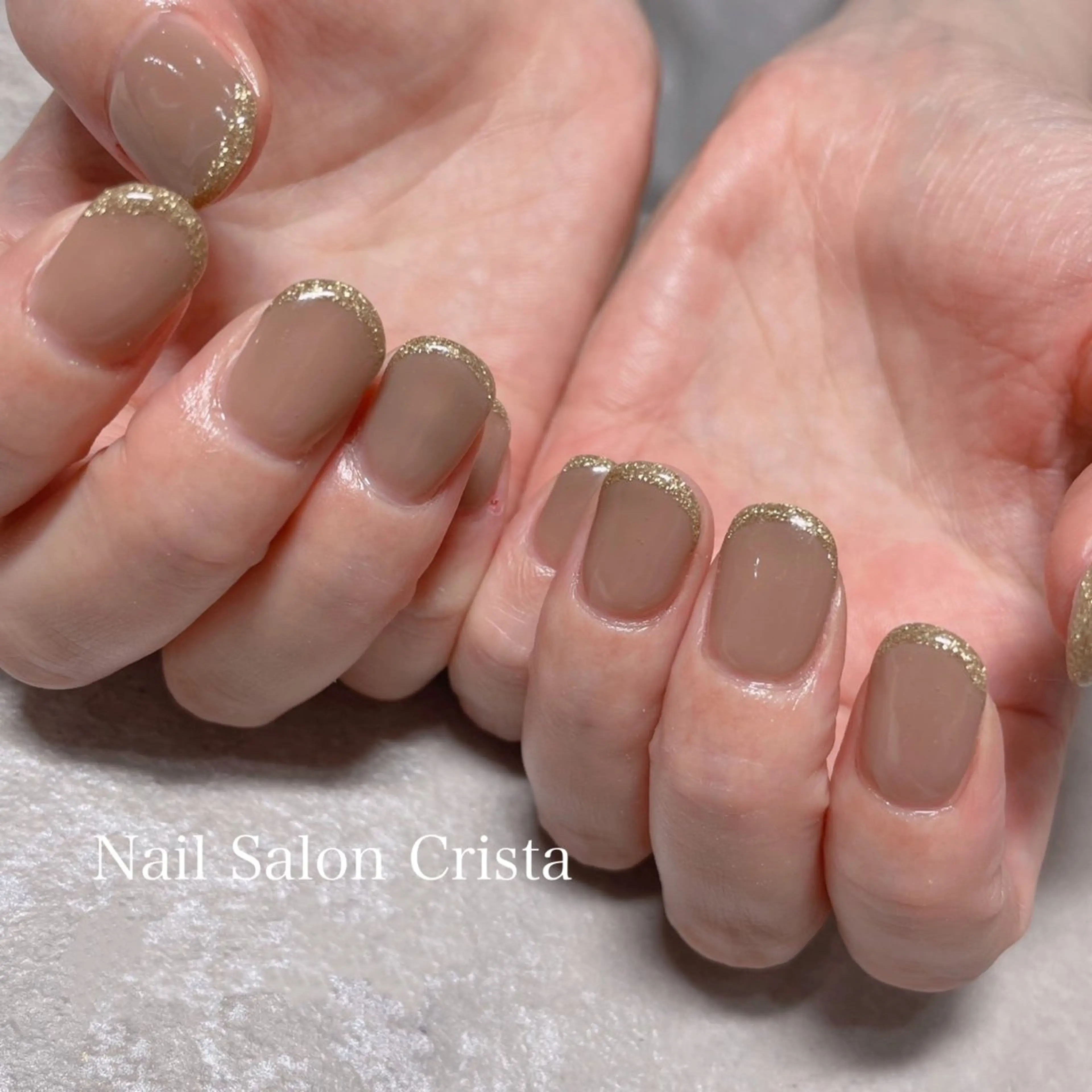 ネイル フレンチネイル ジェルネイル パラジェル CRISTA所属・CRISTA MOMOのネイルデザイン