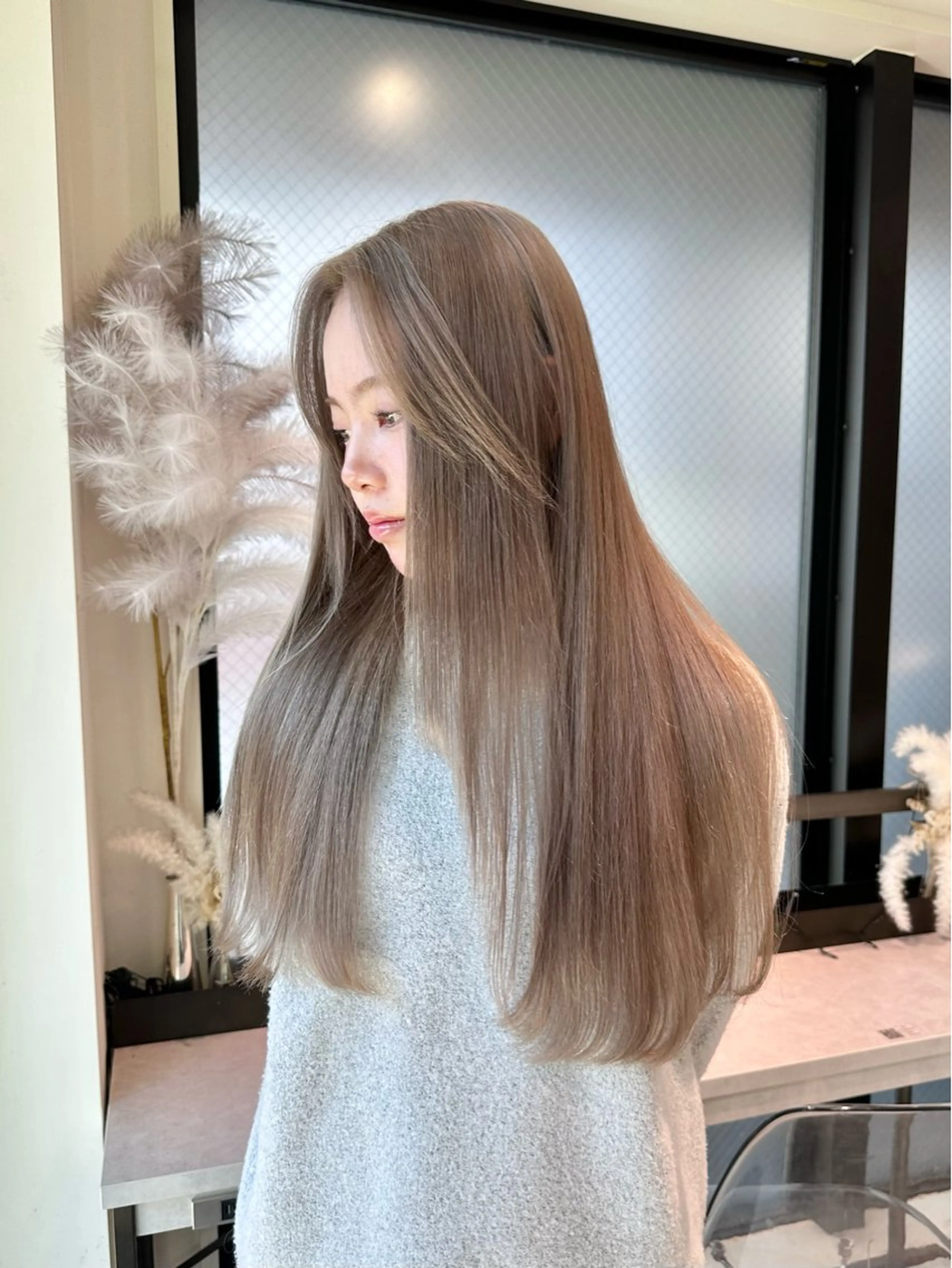 ロング カラー ヘアカラー Qin所属・ルーツカラー 🌟  ミキのヘアスタイル