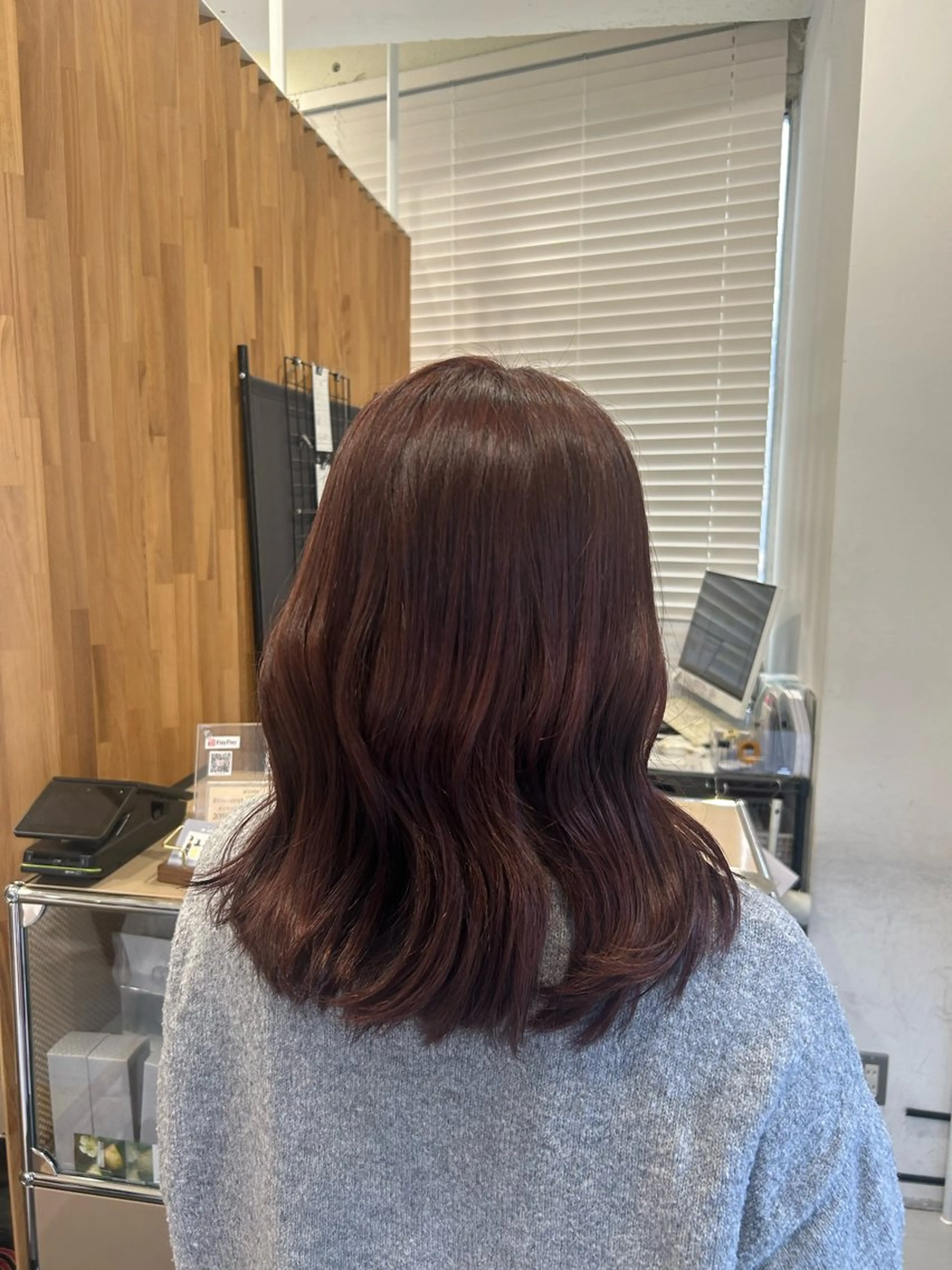 ミディアム カット ヘアカラー トリートメント 韓国ヘア ‎⟡.·KANA🐥のヘアスタイル