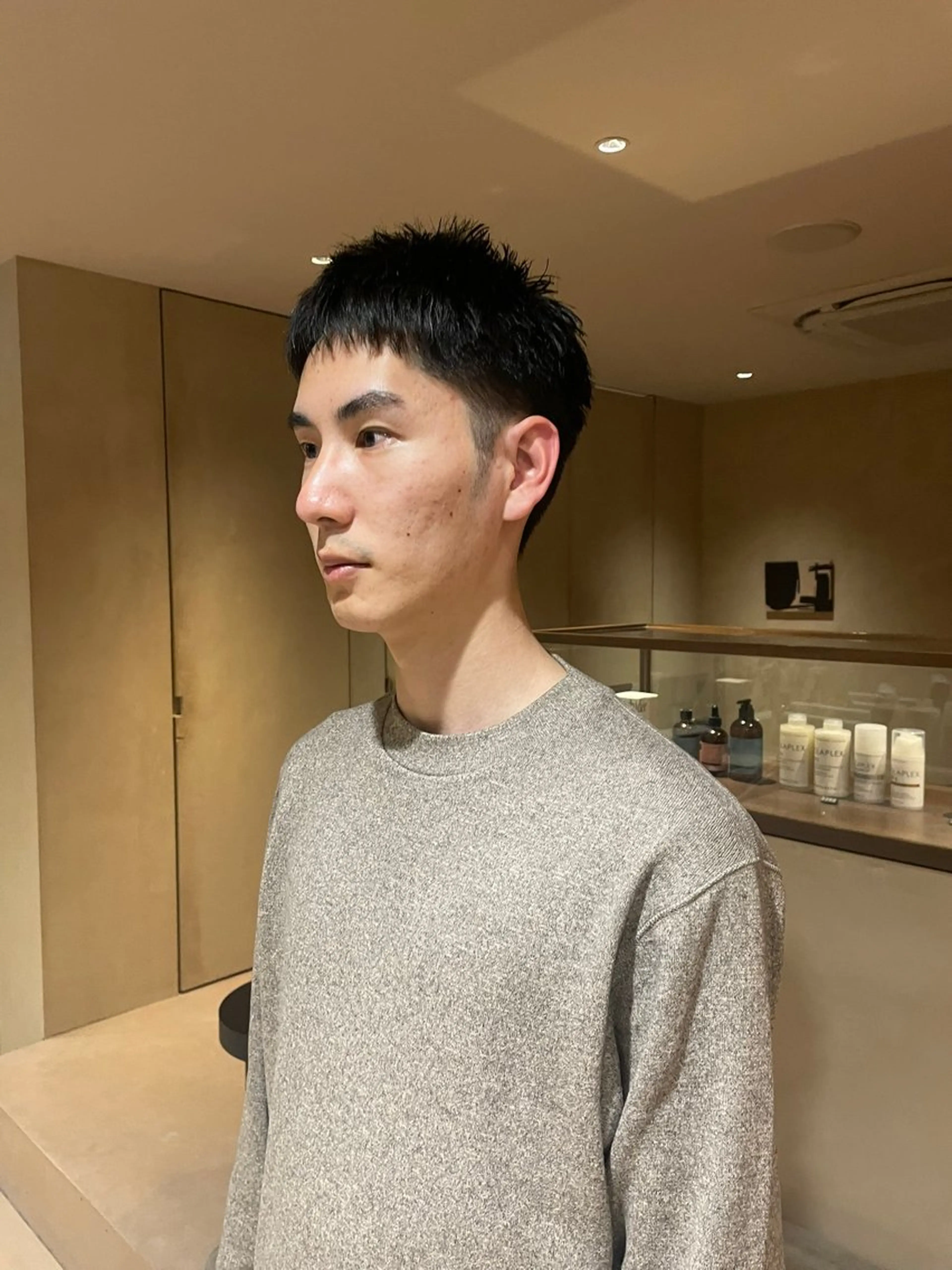 ショート メンズ men's美容師✂︎ ROW徳田浩二のヘアスタイル