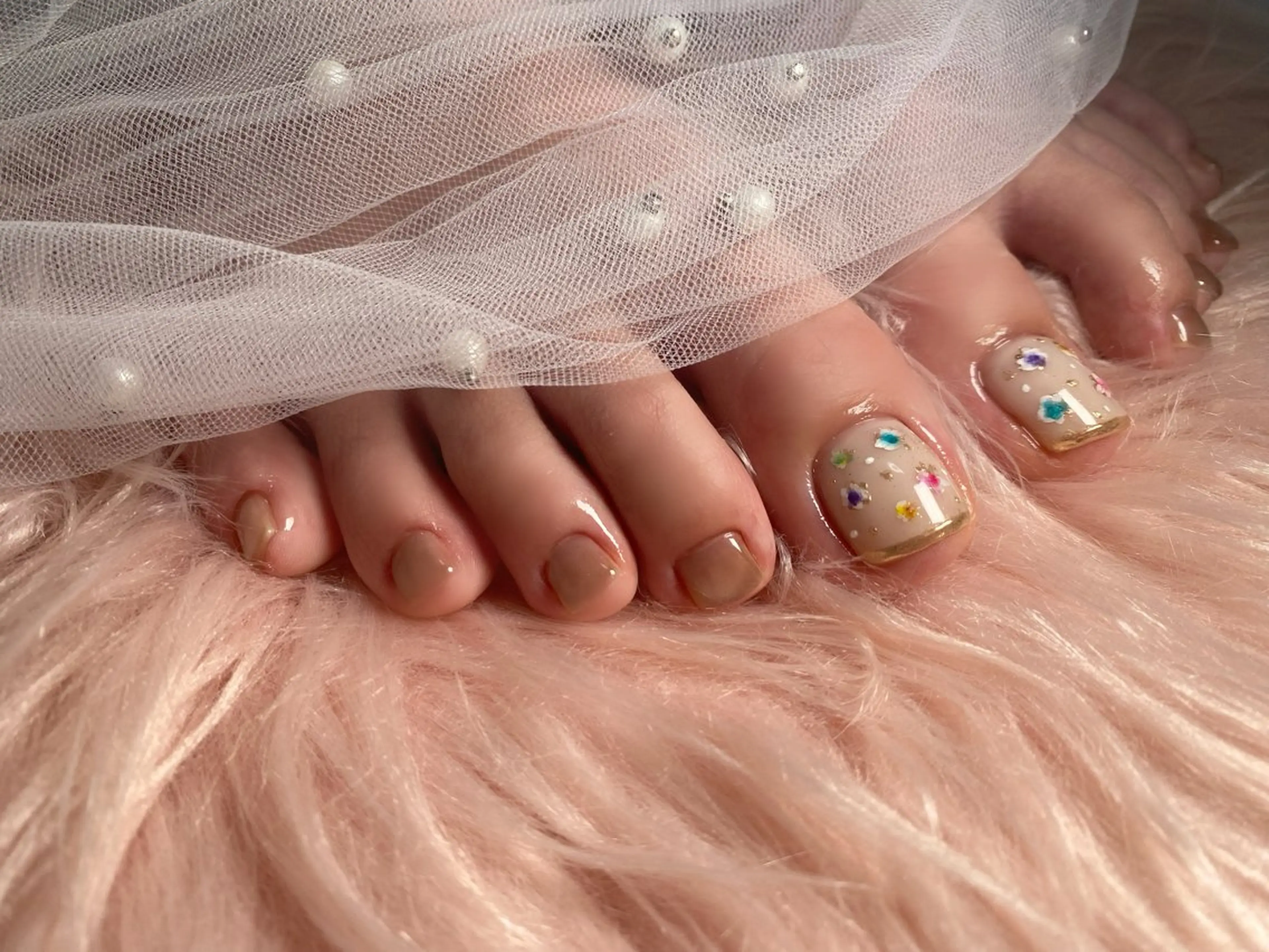 ネイル アートネイル フットネイル 持ち込み mille feuilleのネイルデザイン