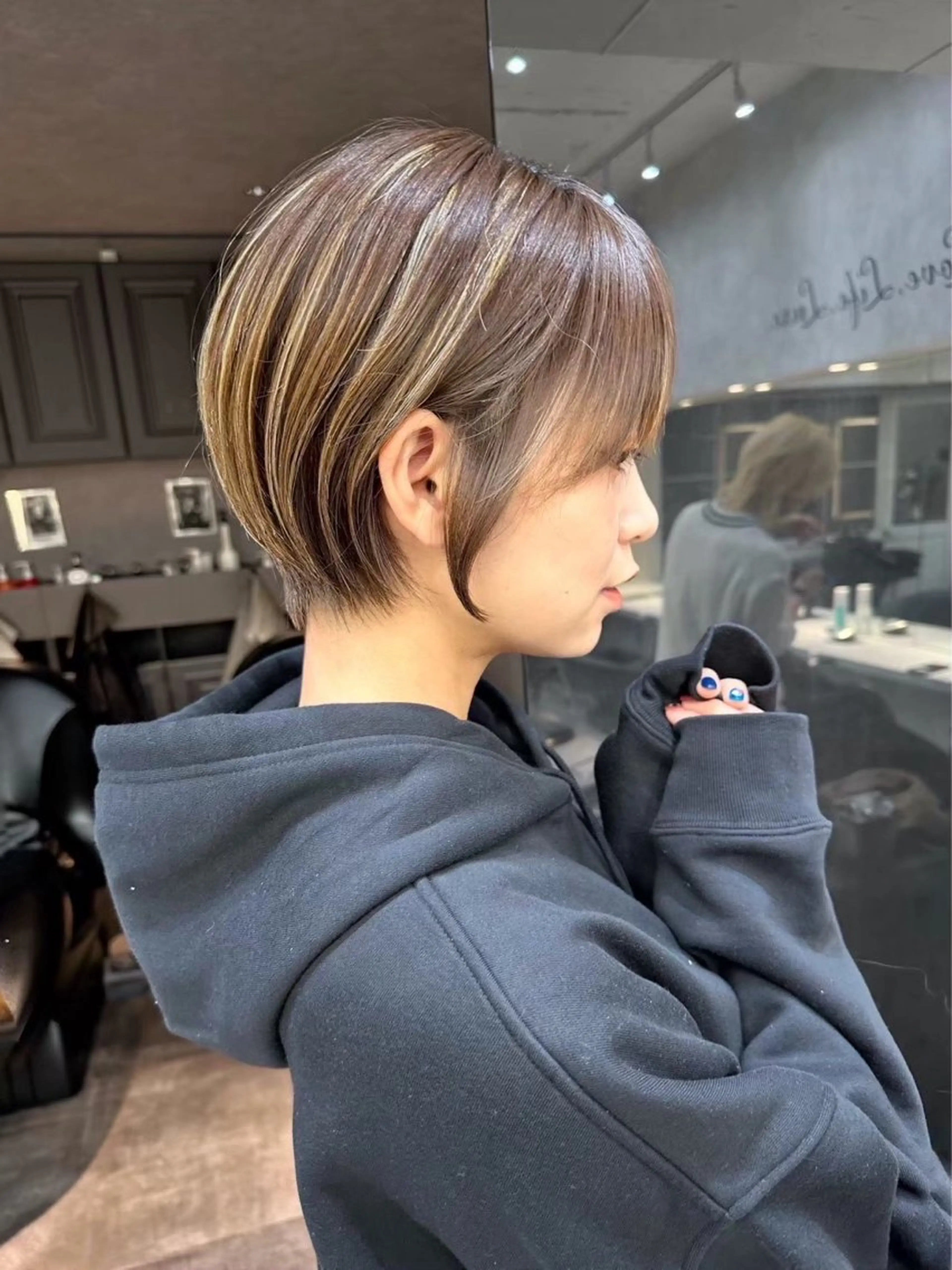 💛【口コミ人気No.1】💛骨格似合わせカット➕超音波アイロンTR🧡マッシュショート/ショートカット/ショートボブの写真