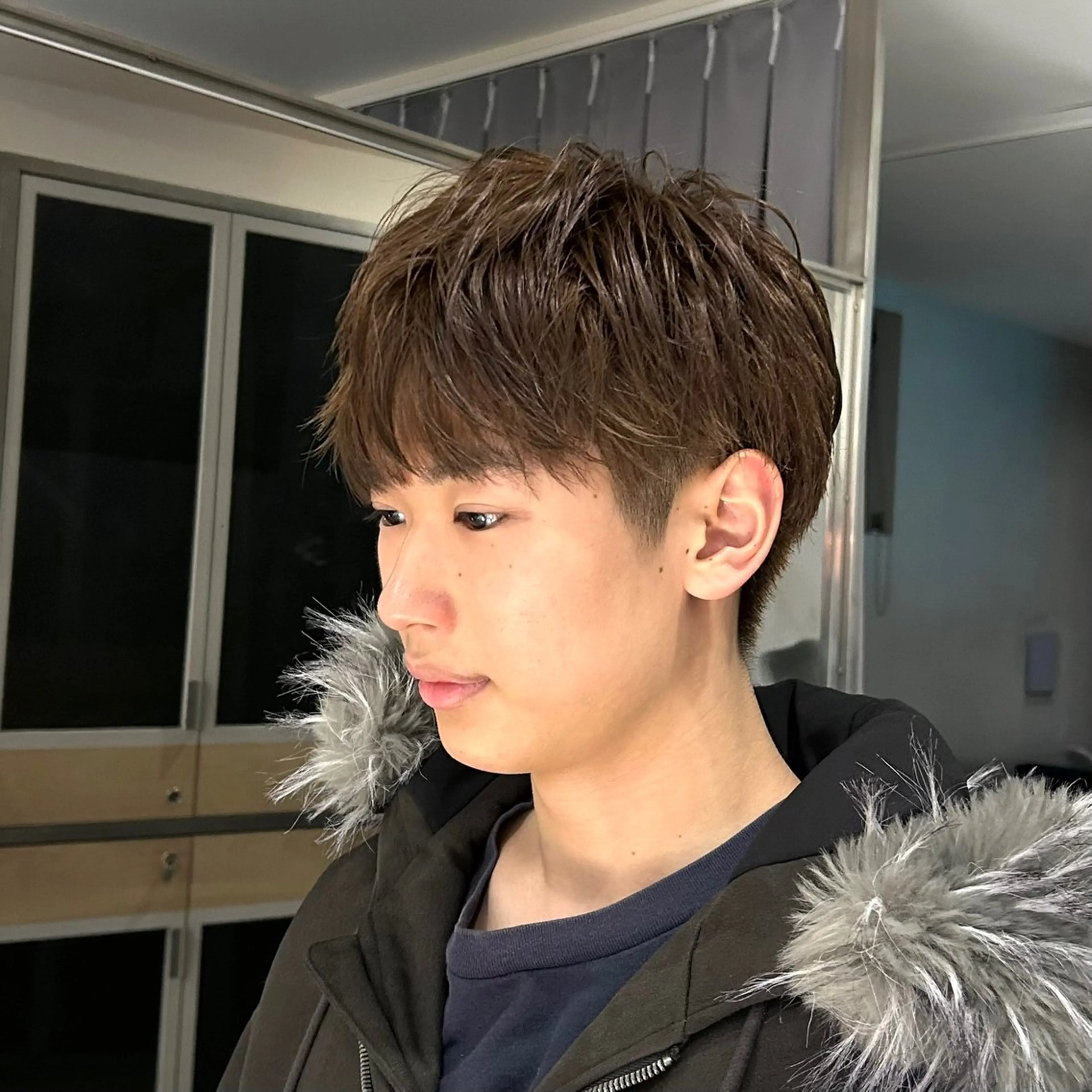 カラー メンズ メンズ韓国風 ヘアカラー ︎︎🌟韓国艶カラー ︎🌟璃奈 (ﾘﾅ)のヘアスタイル