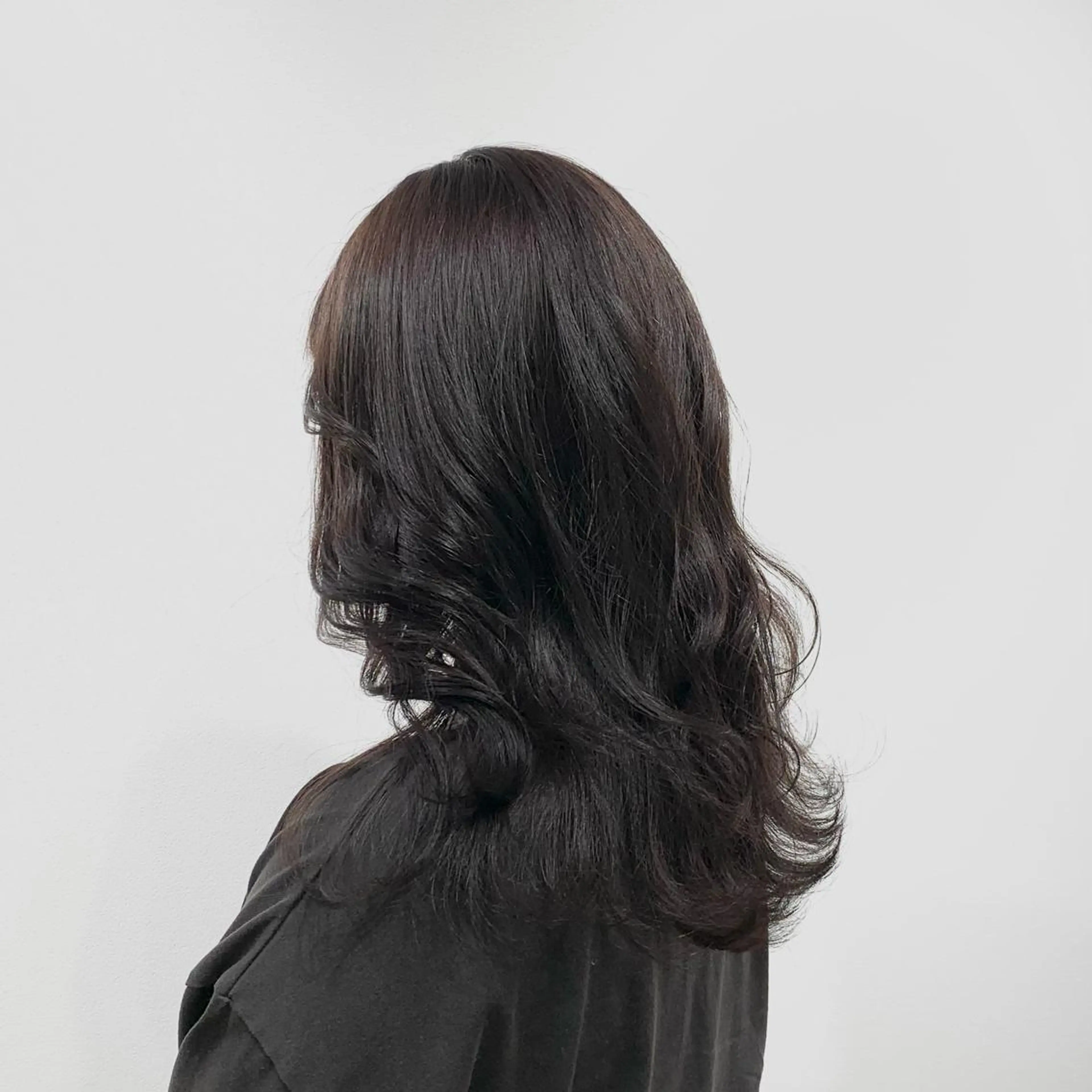 ロング カラー ヘアアレンジ キヨミ 韓国レイヤーカットのヘアスタイル