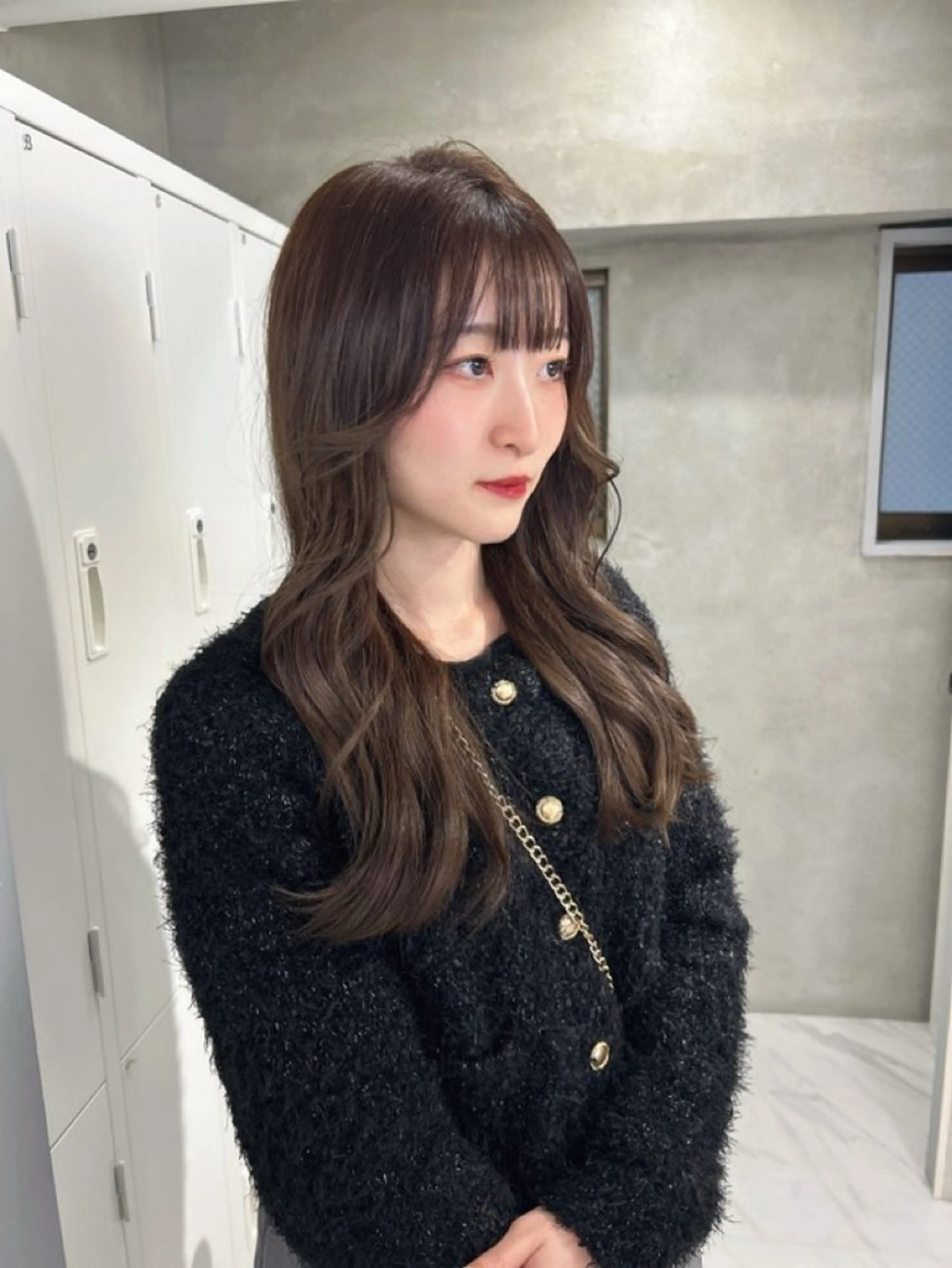 ロング カラー ベージュカラー ブリーチ 透明感カラー ダブルカラー ブリーチなしカラー ヘアカラー トリートメント shizuna/天神 /メンズ/ボブのヘアスタイル