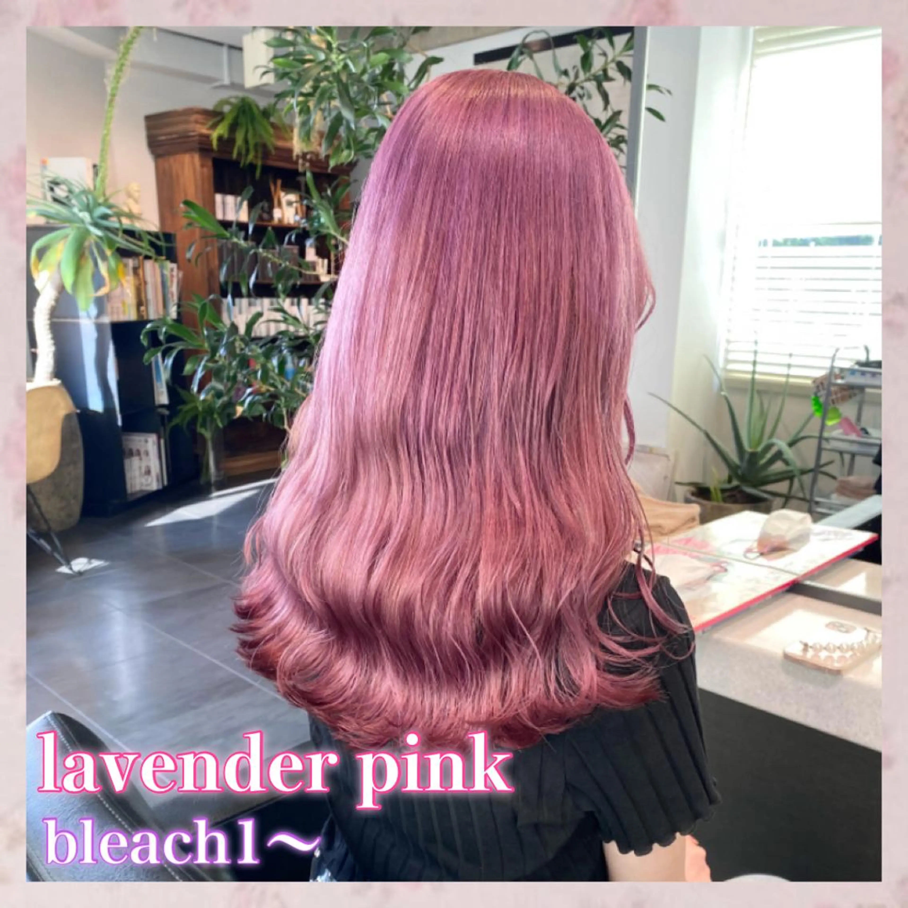 セミロング カラー 💗ガーリーヘア🎀 saki💗のヘアスタイル