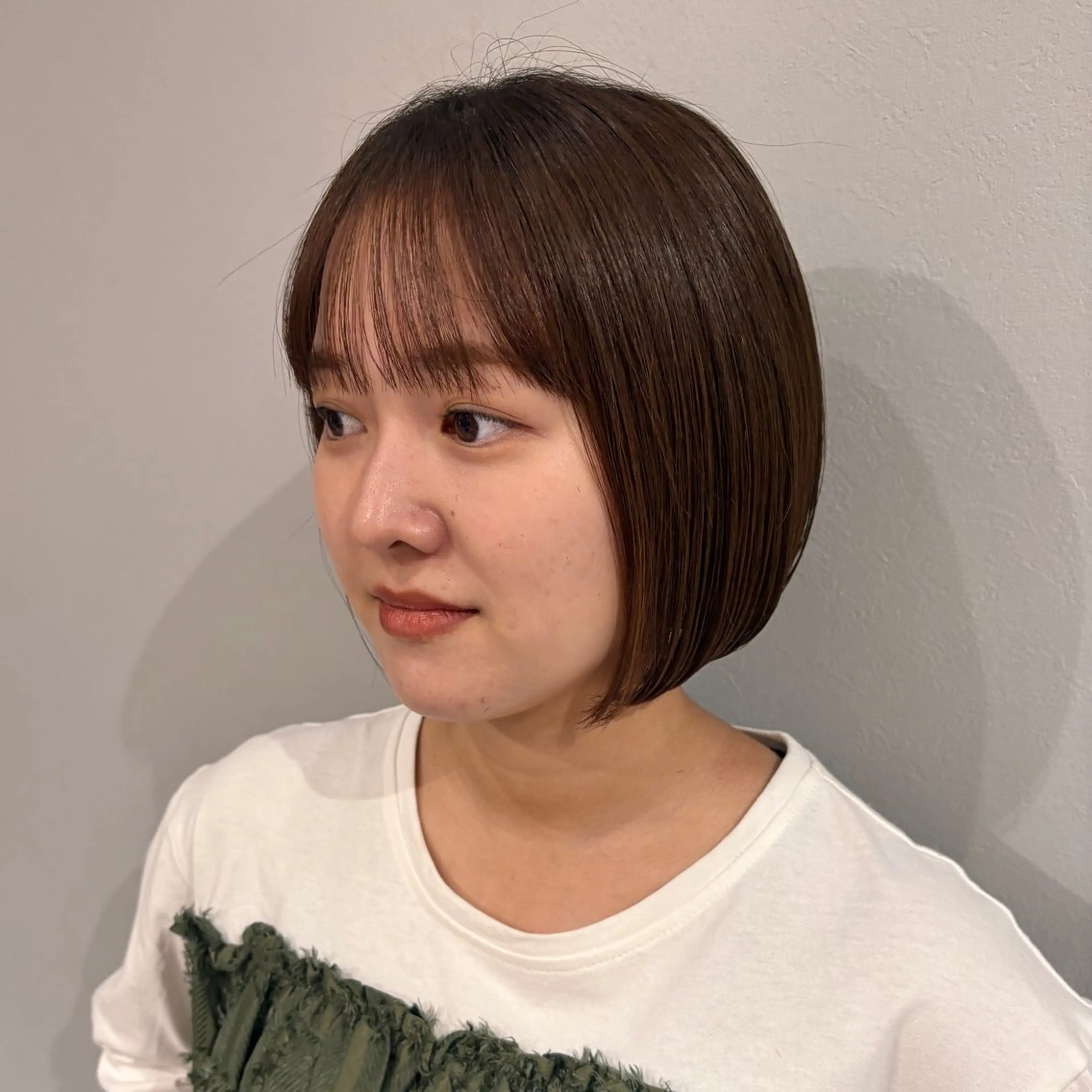 ショート カット トリートメント 暖色/ボブ/吉岡美音 GIEN NU茶屋町のヘアスタイル