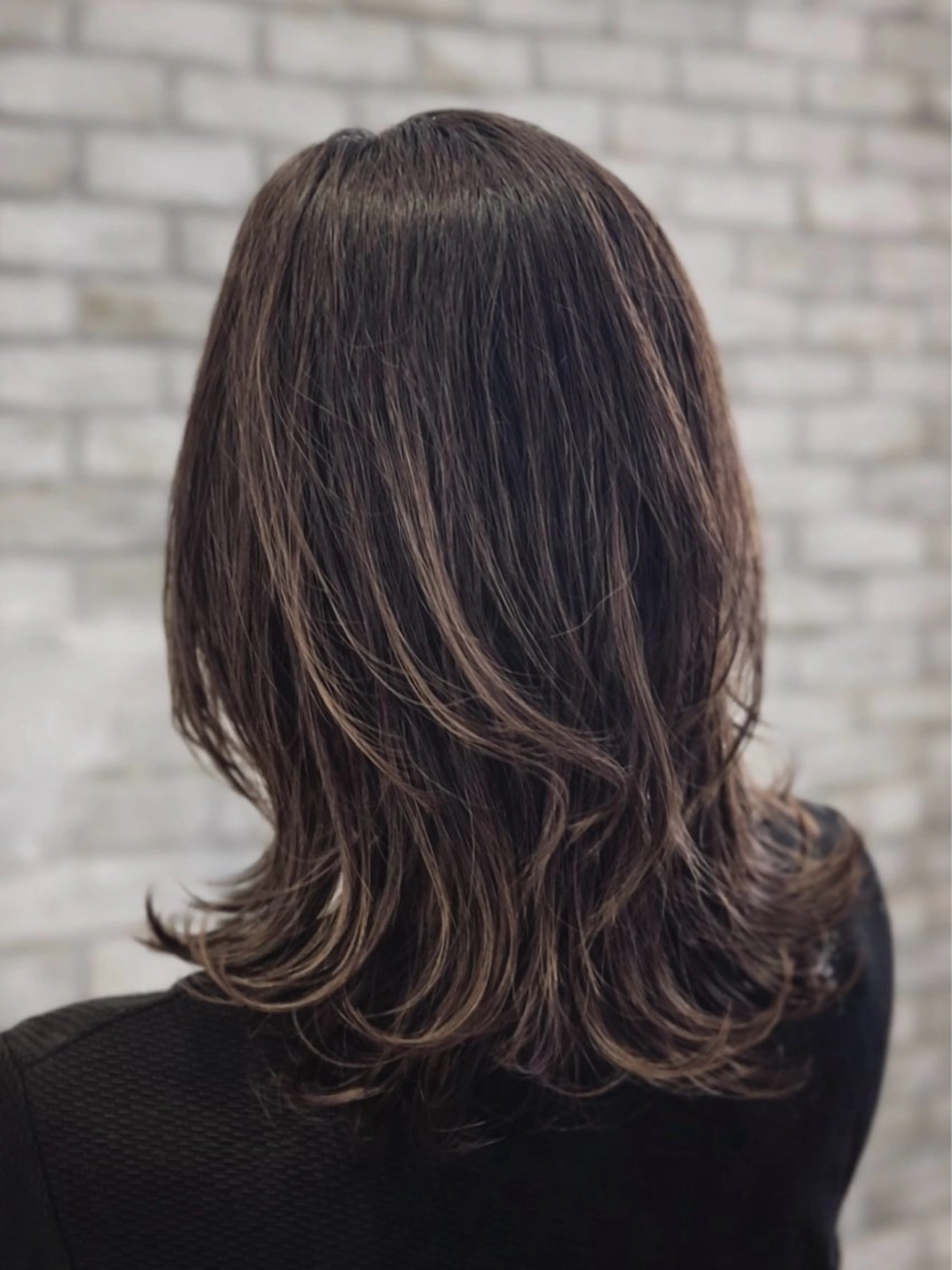 ミディアム カット ヘアカラー トリートメント 奈良/登美ヶ丘/ ユウタのヘアスタイル