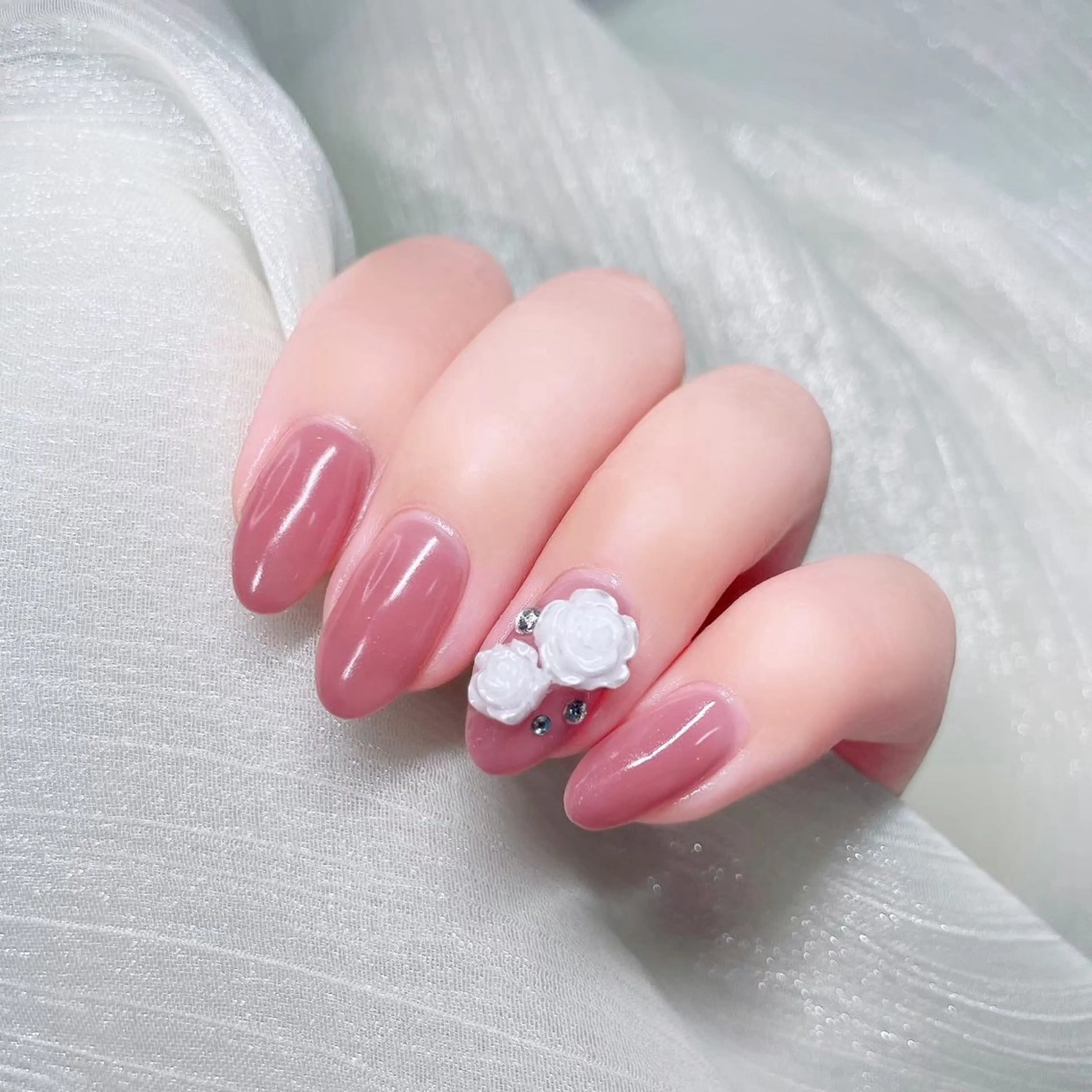 ネイル ストーンネイル ハンドネイル Nailist SUZU所属・Nailist suzuのネイルデザイン