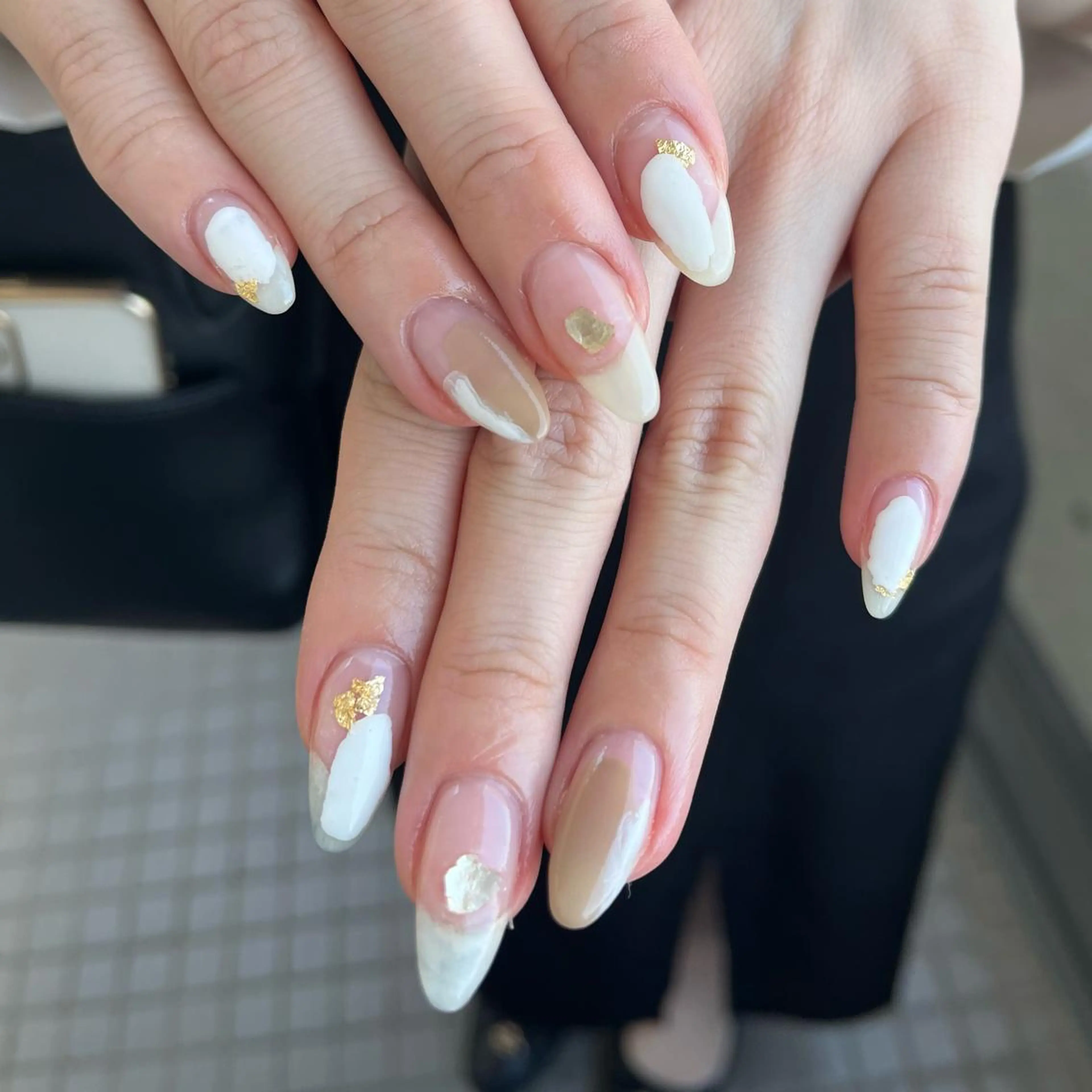 ネイル ハンドネイル 🤎Two ERI🤎のネイルデザイン