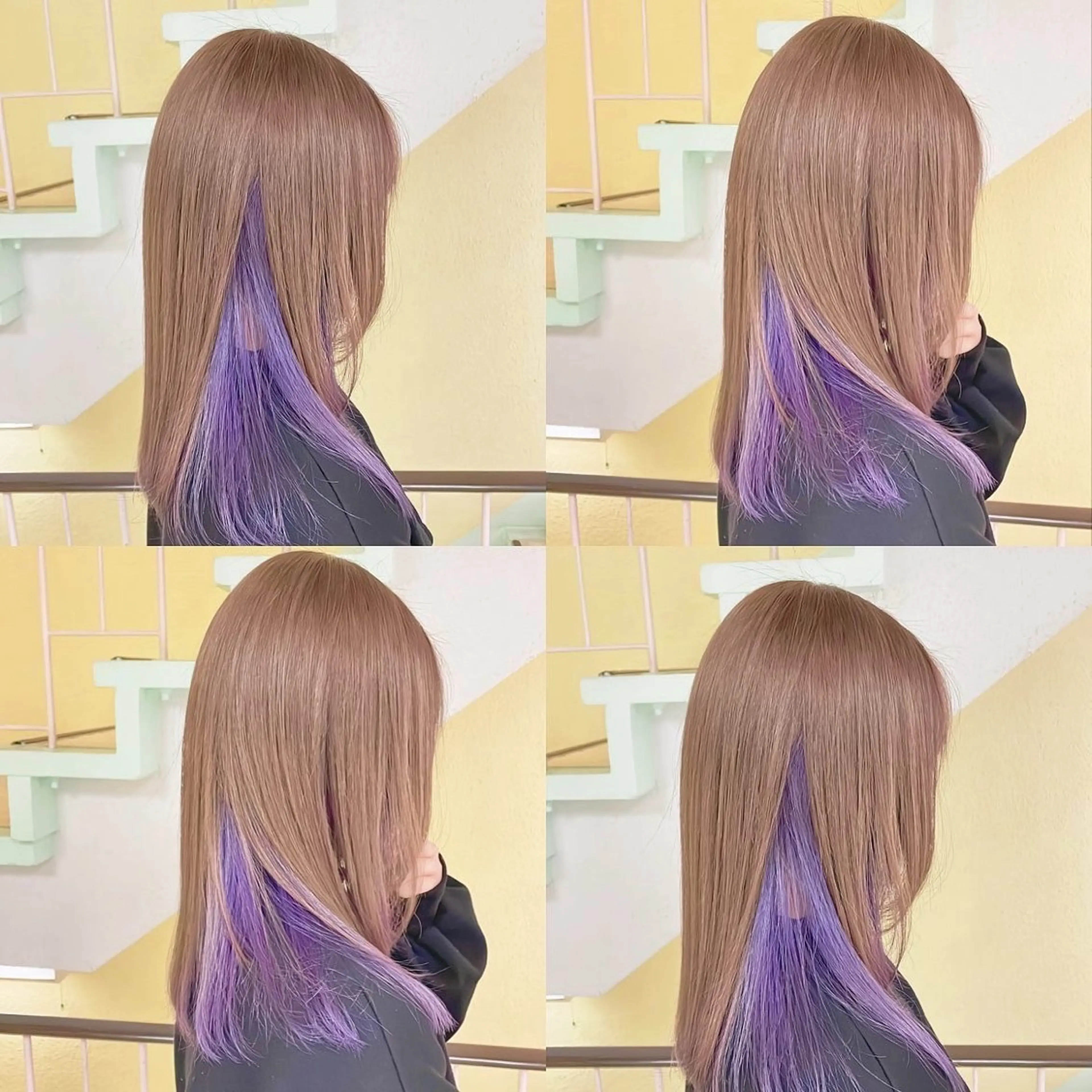 カラー ブリーチ ヘアカラー トリートメント 渋谷:インナーカラー ／🍒エリカ🍒のヘアスタイル