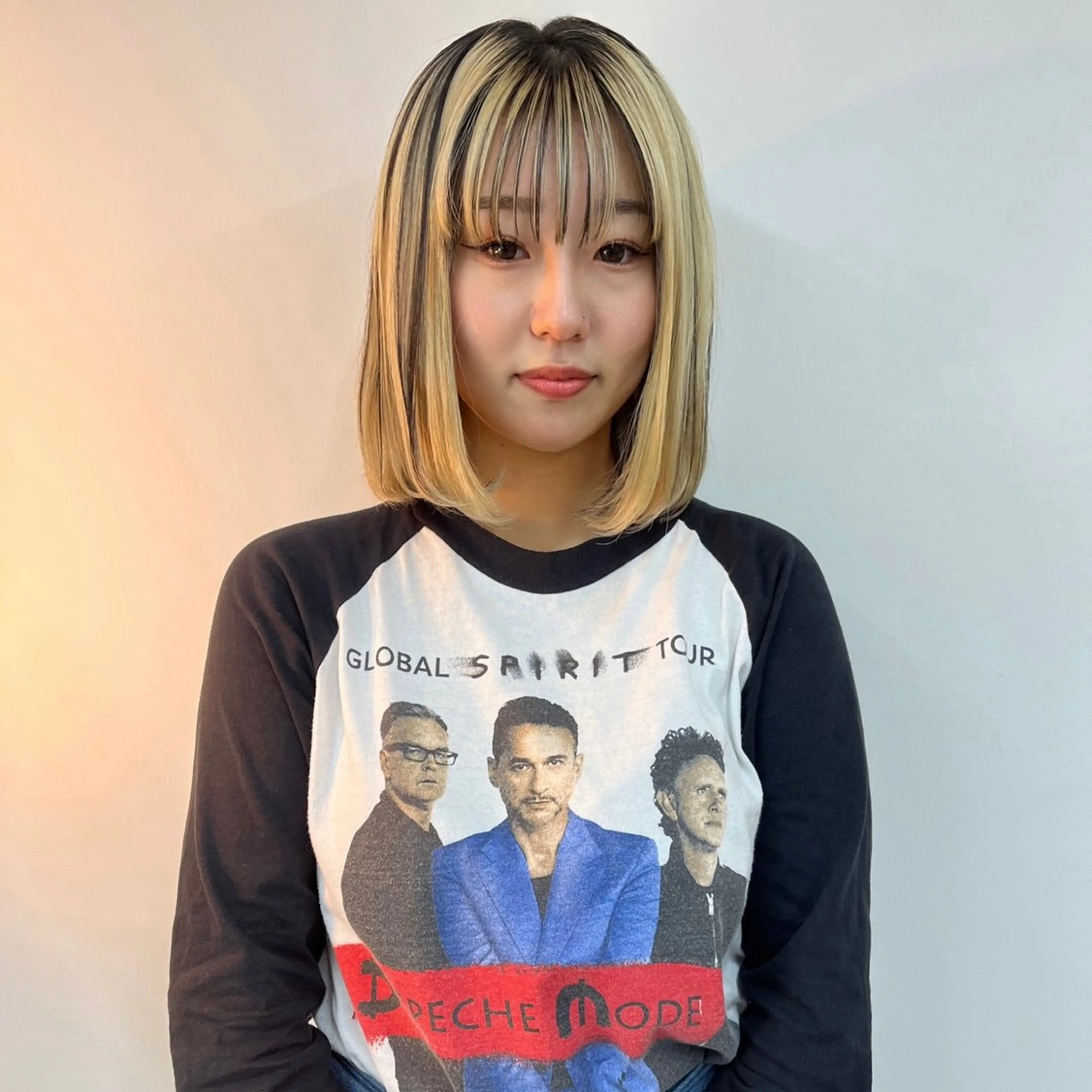 ミディアム カラー ハイトーン/心斎橋/ honomiのヘアスタイル