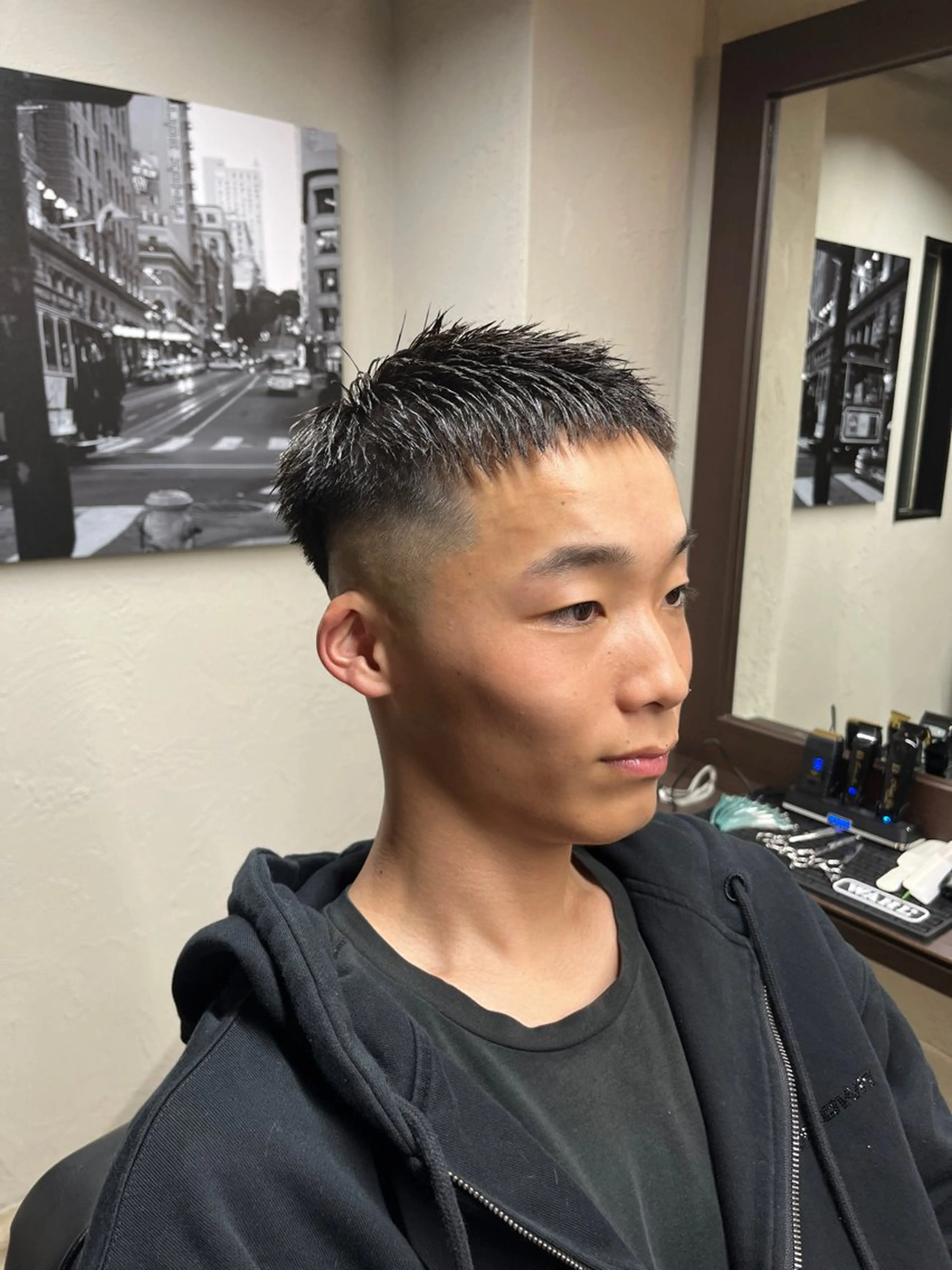 ショート LOS所属・上杉 匠翔のヘアスタイル