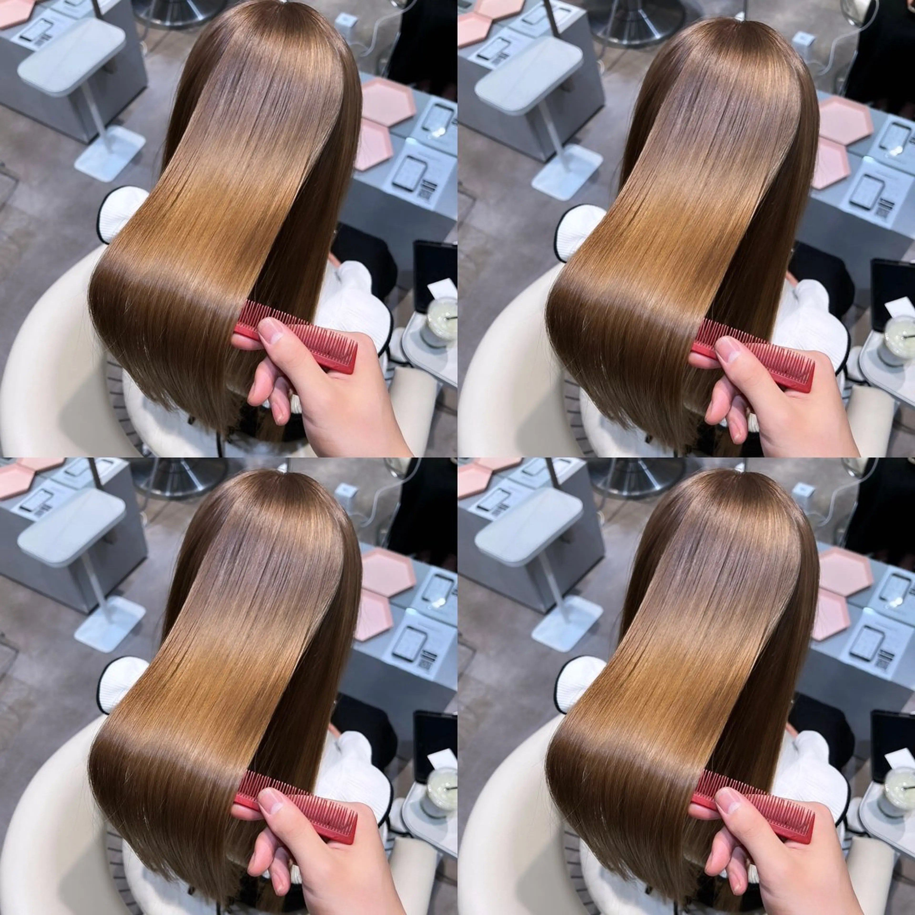 ミディアム カラー 透明感カラー グレージュ トリートメント 💎透明感カラー特化 💎TAISEIのヘアスタイル