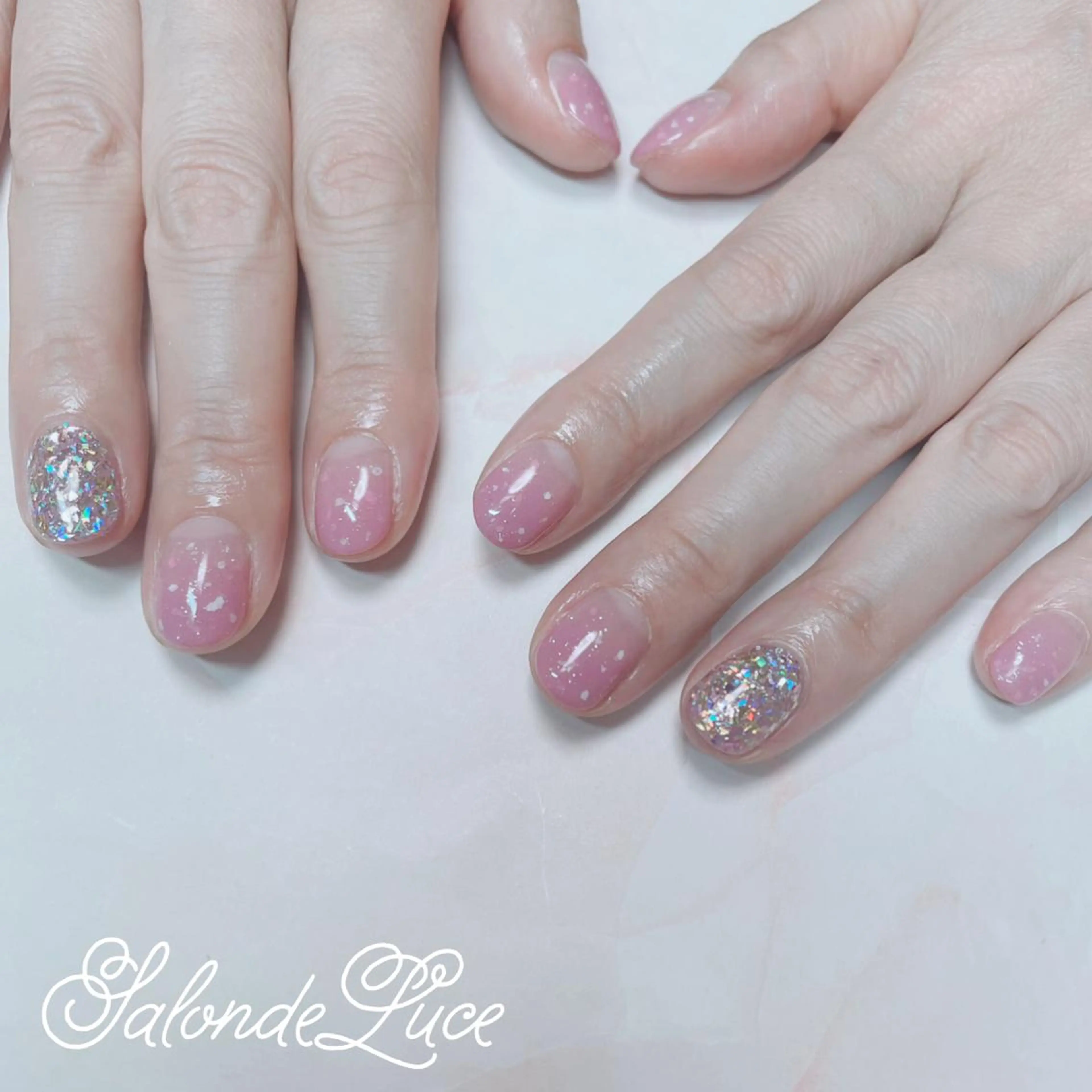 ネイル キラキラネイル Salon de Luceのネイルデザイン