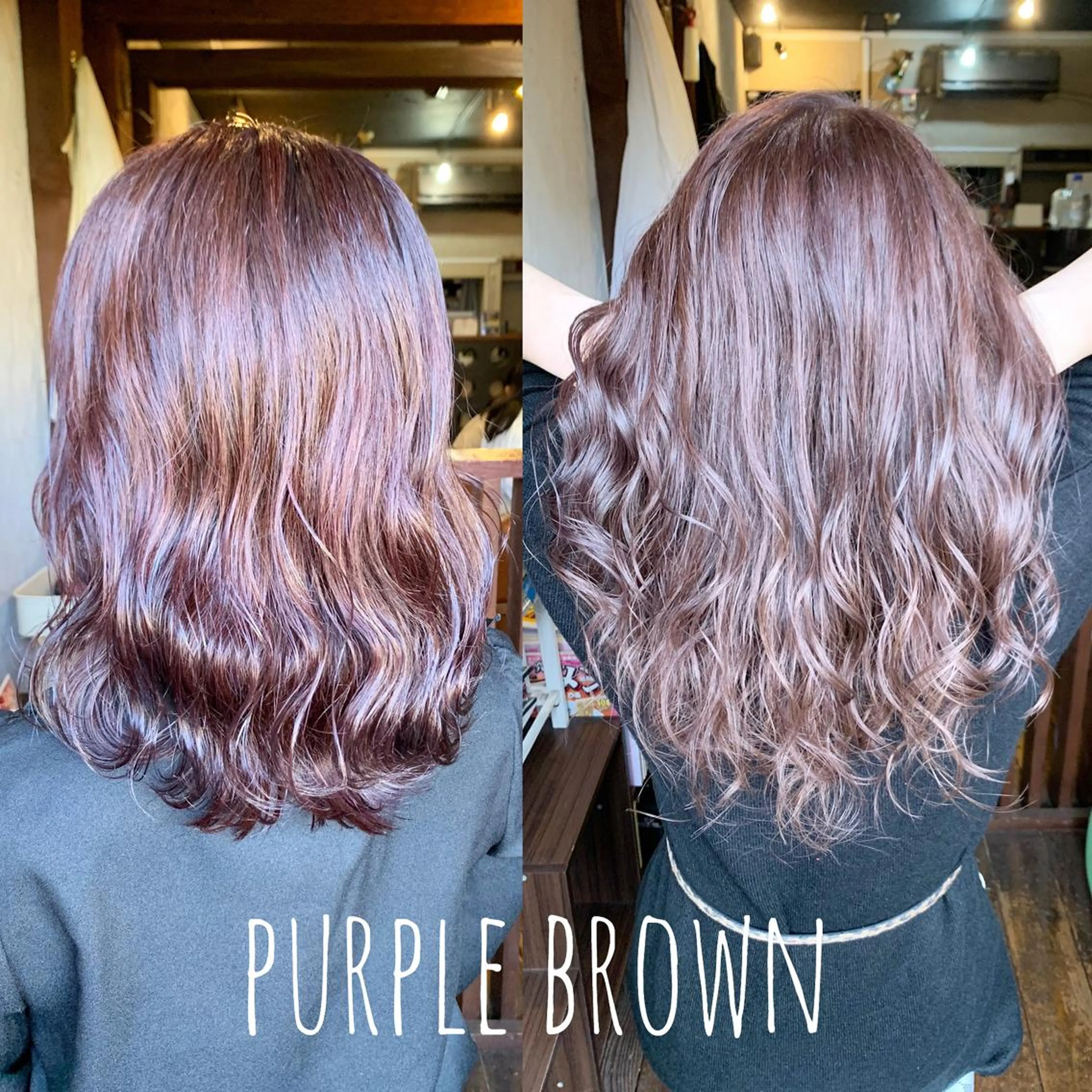 セミロング パープルカラー ReHyd BEAUTÉ salon&store 心斎橋店所属・❤️MASAKO❤️ 🌸🩷エクステ🩷のヘアスタイル