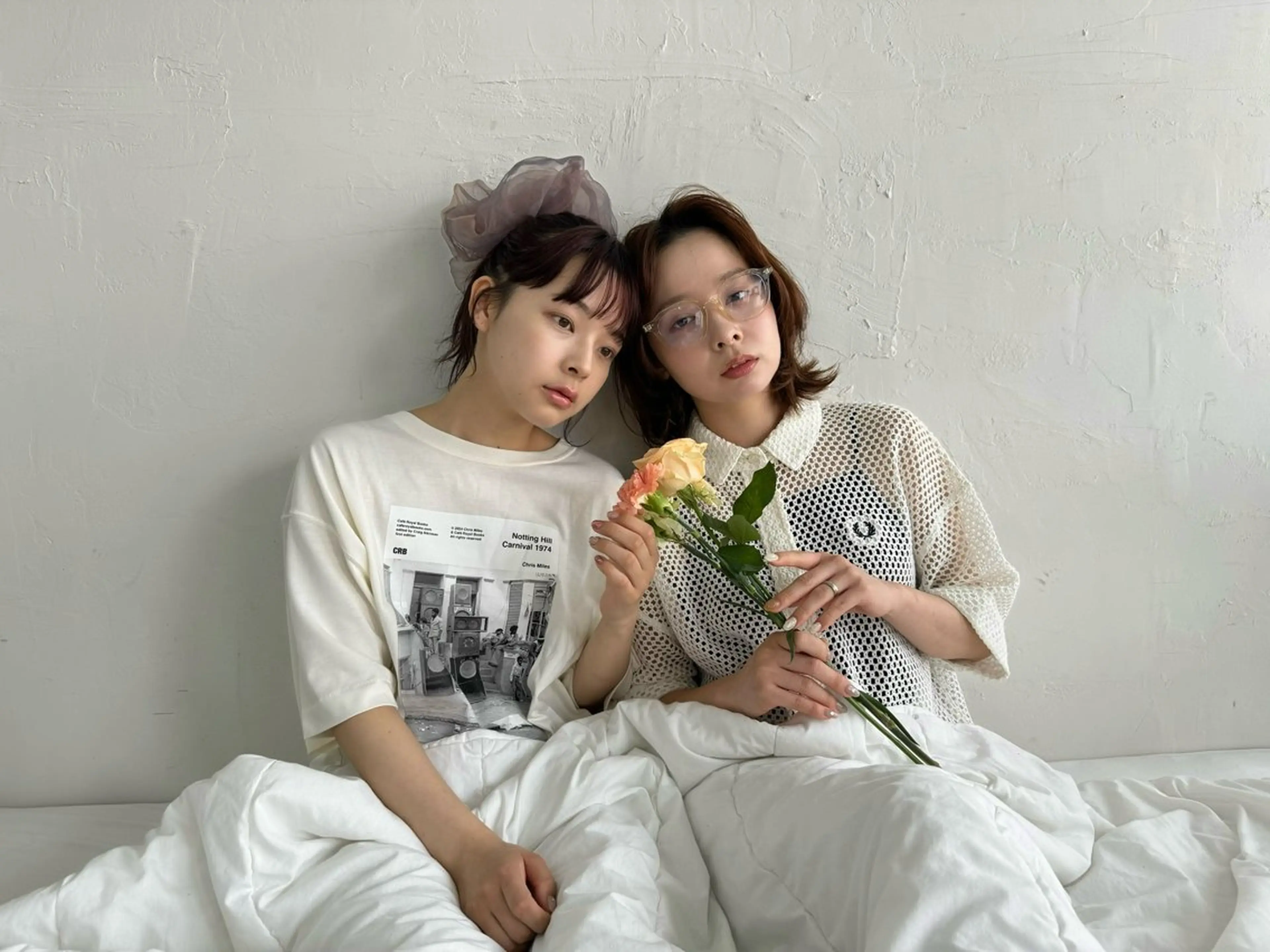 ミディアム カット トリートメント 長田 唯のヘアスタイル