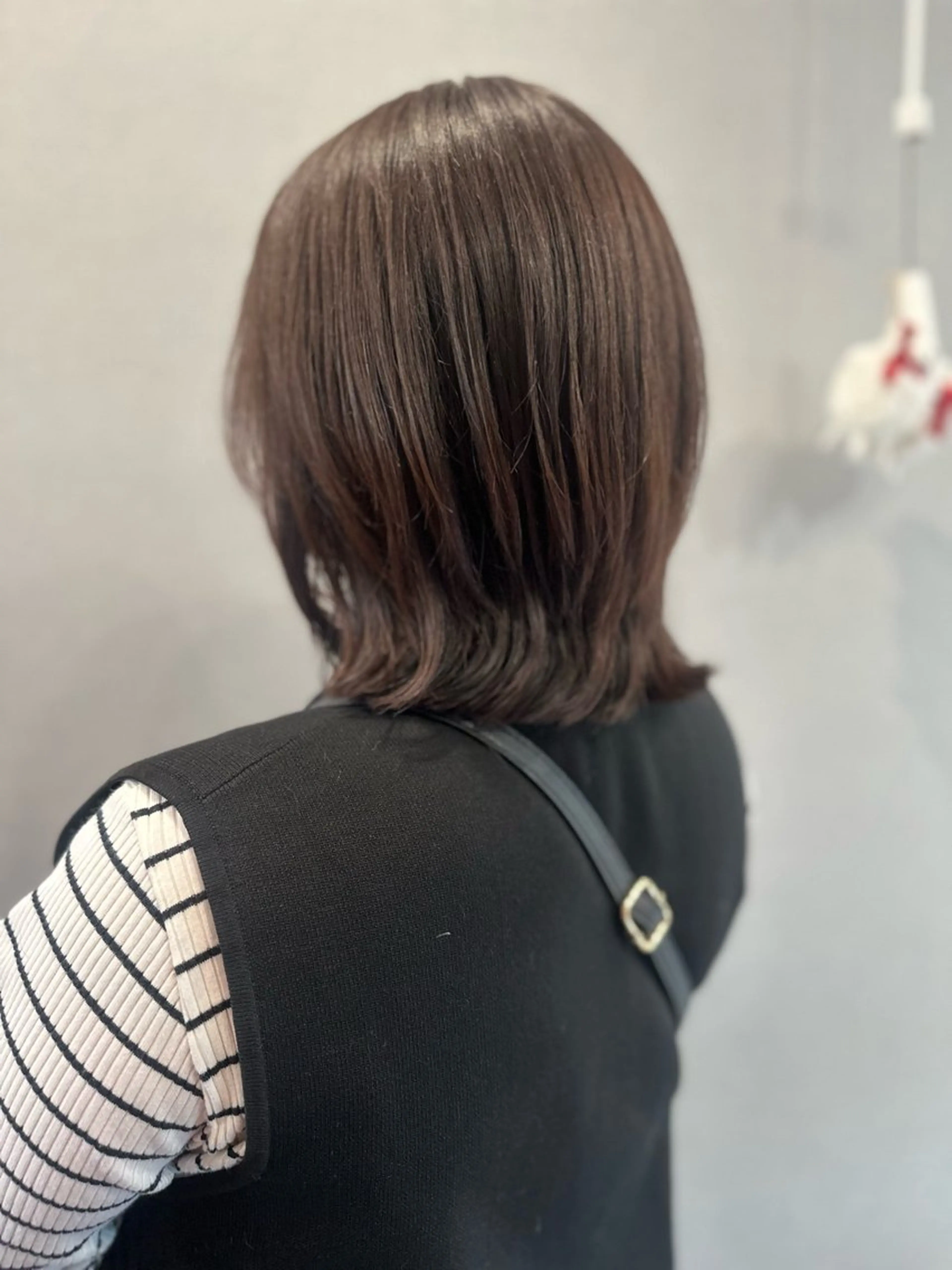 ミディアム カット ヘアカラー トリートメント K Harukaのヘアスタイル