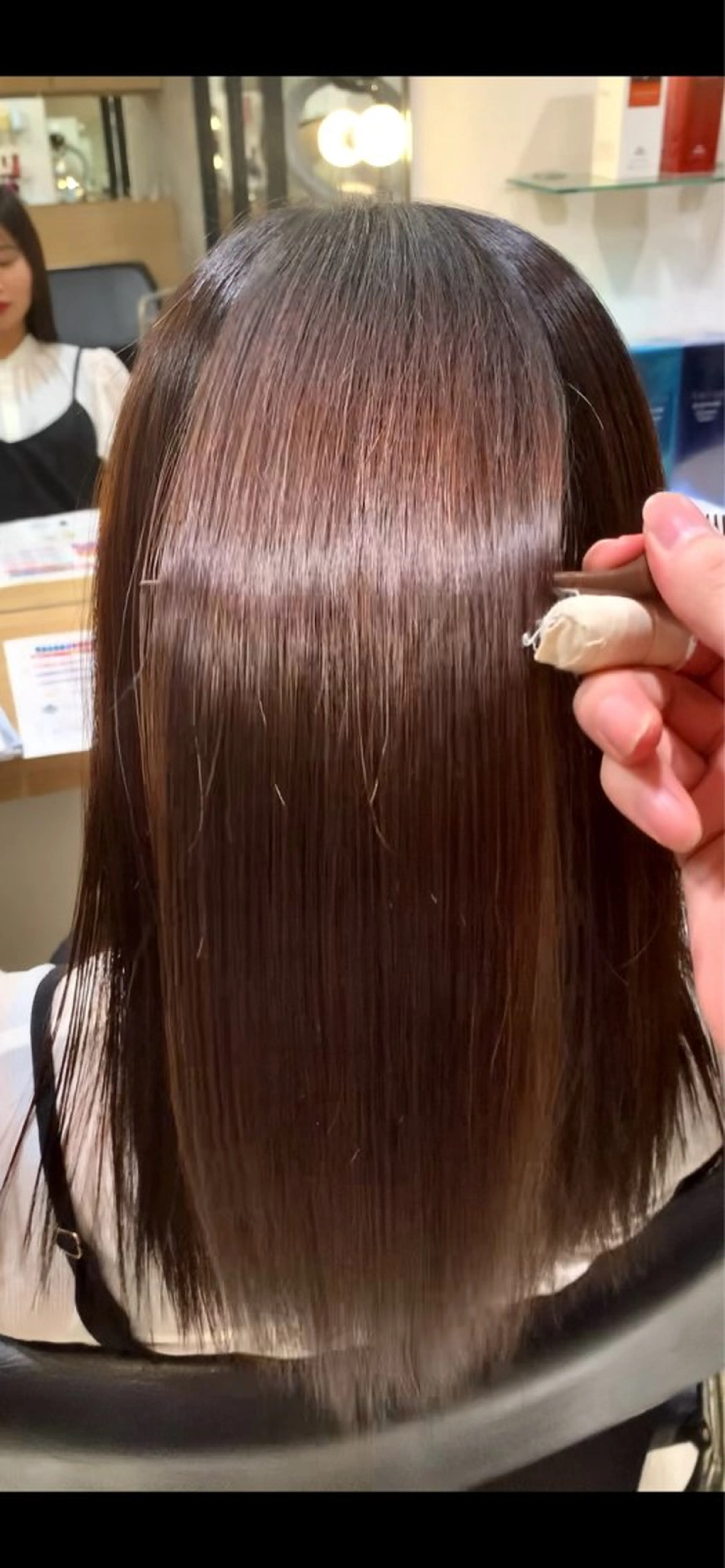 ロング パーマ 縮毛矯正 伊藤 鳳雅のヘアスタイル