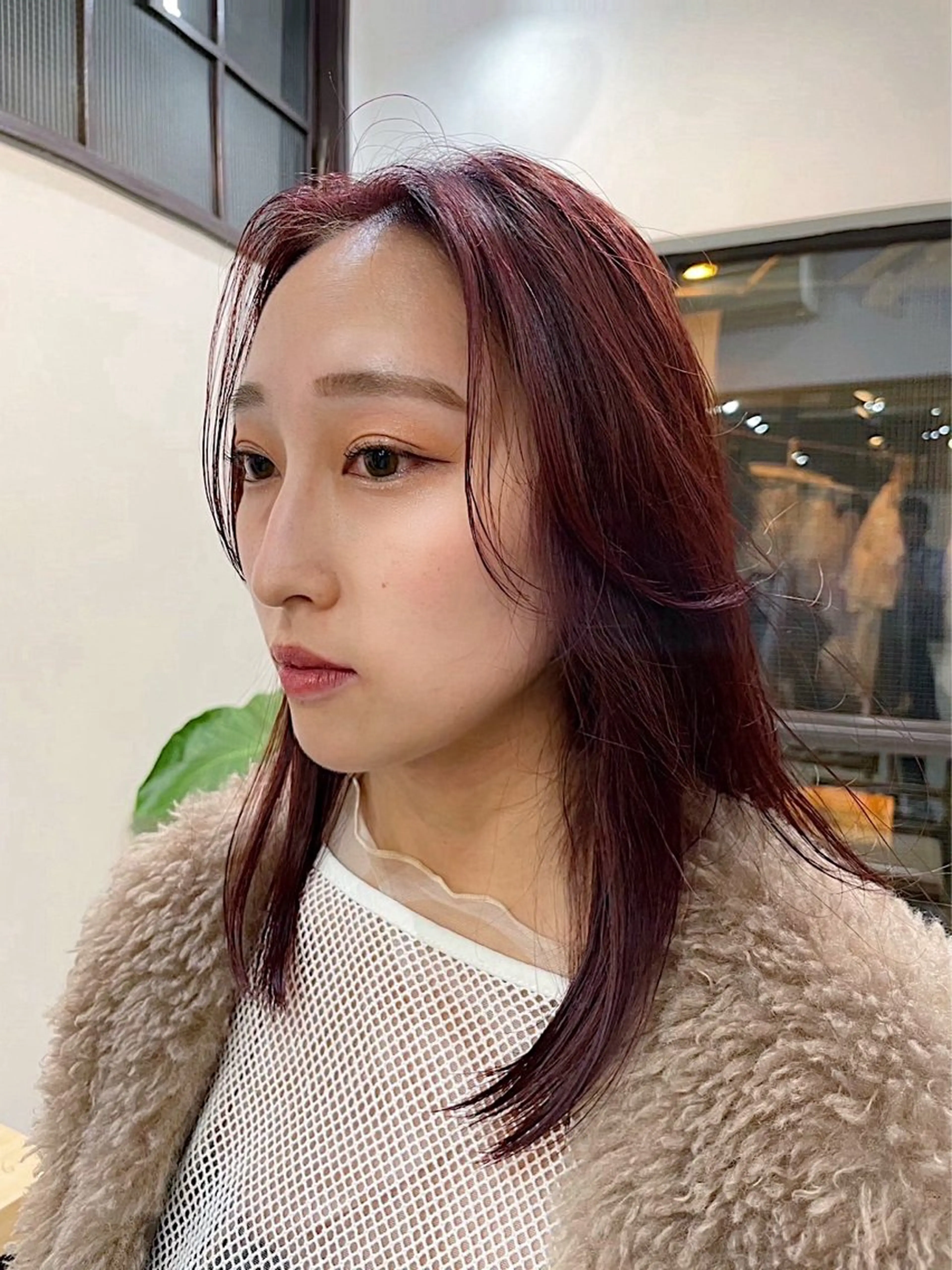 ミディアム カラー 山中 束真のヘアスタイル