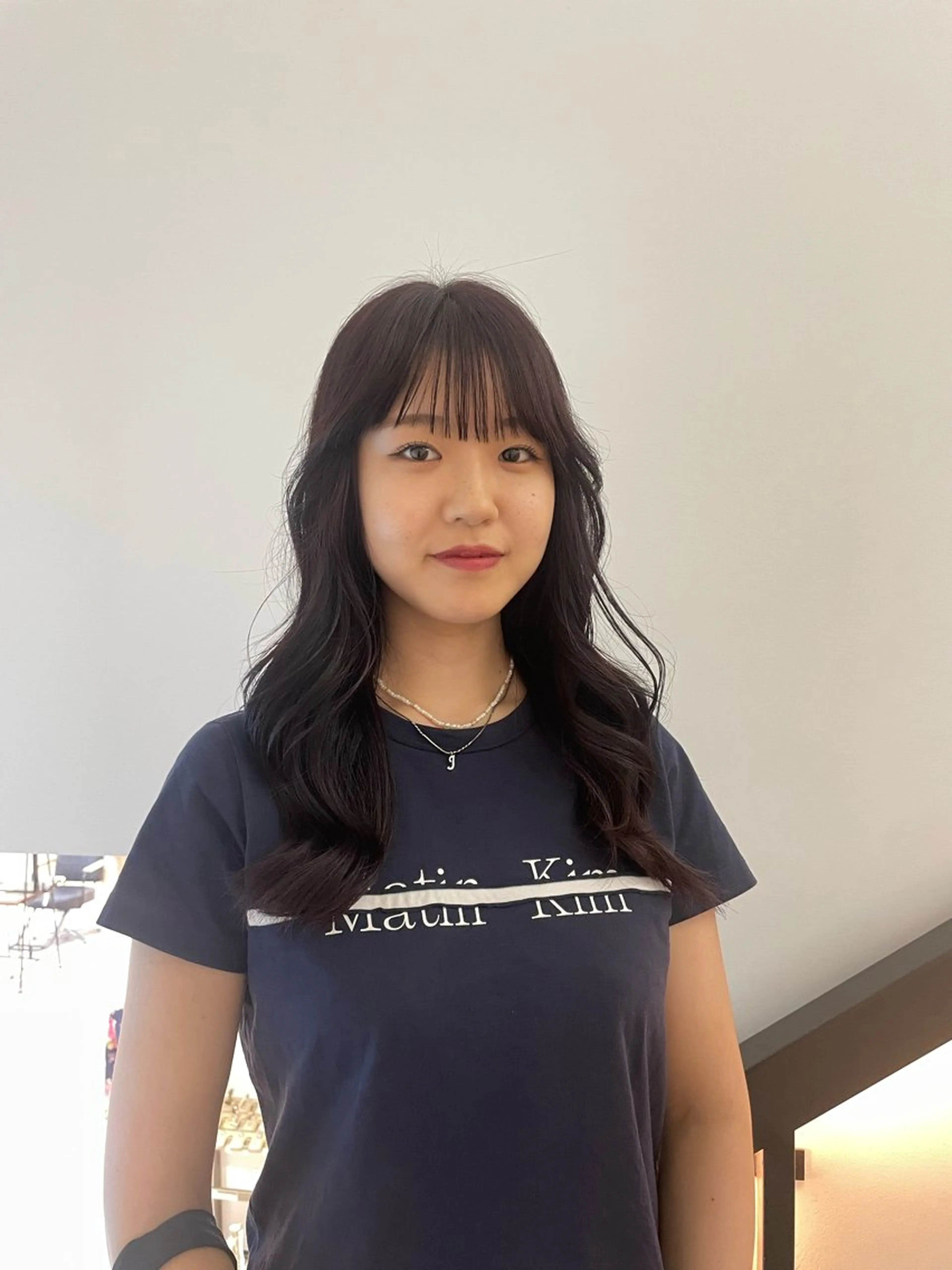 ロング カラー カット ヘアカラー 🌟暖色系ハイトーン 🌟AIのヘアスタイル