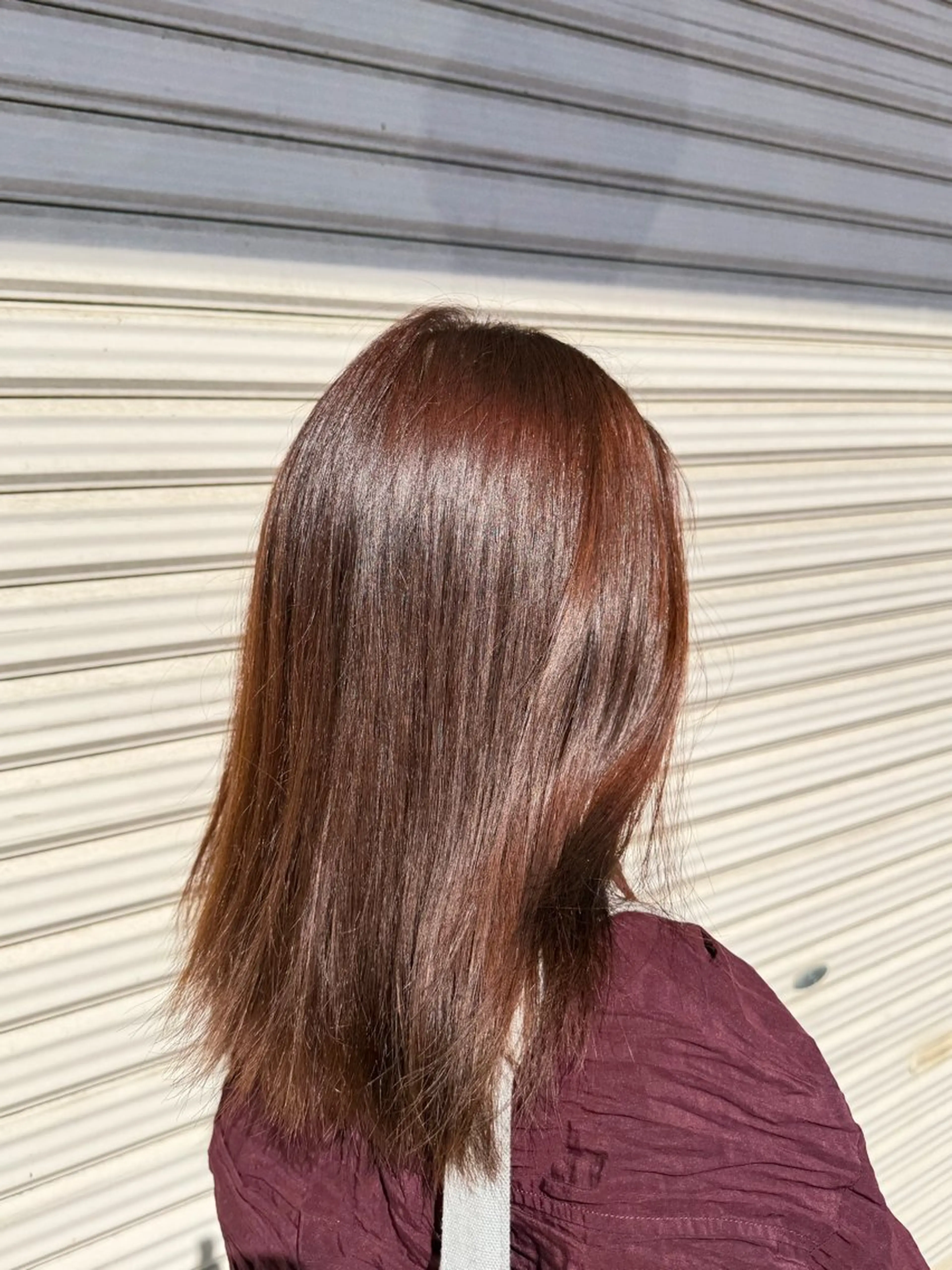 カラー 艶カラー×デザイン カラー特化/値賀大樹のヘアスタイル