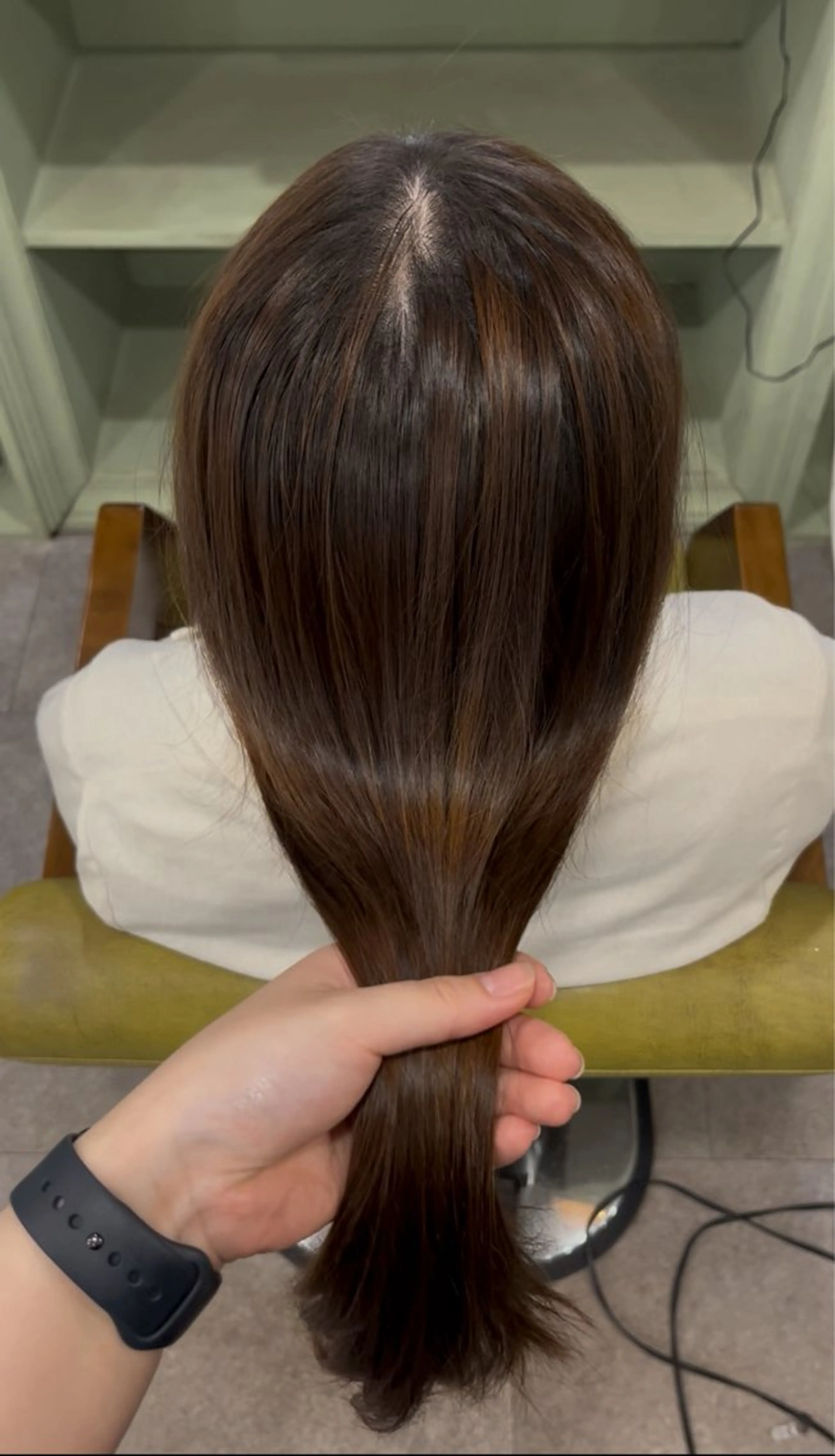 縮毛矯正の写真