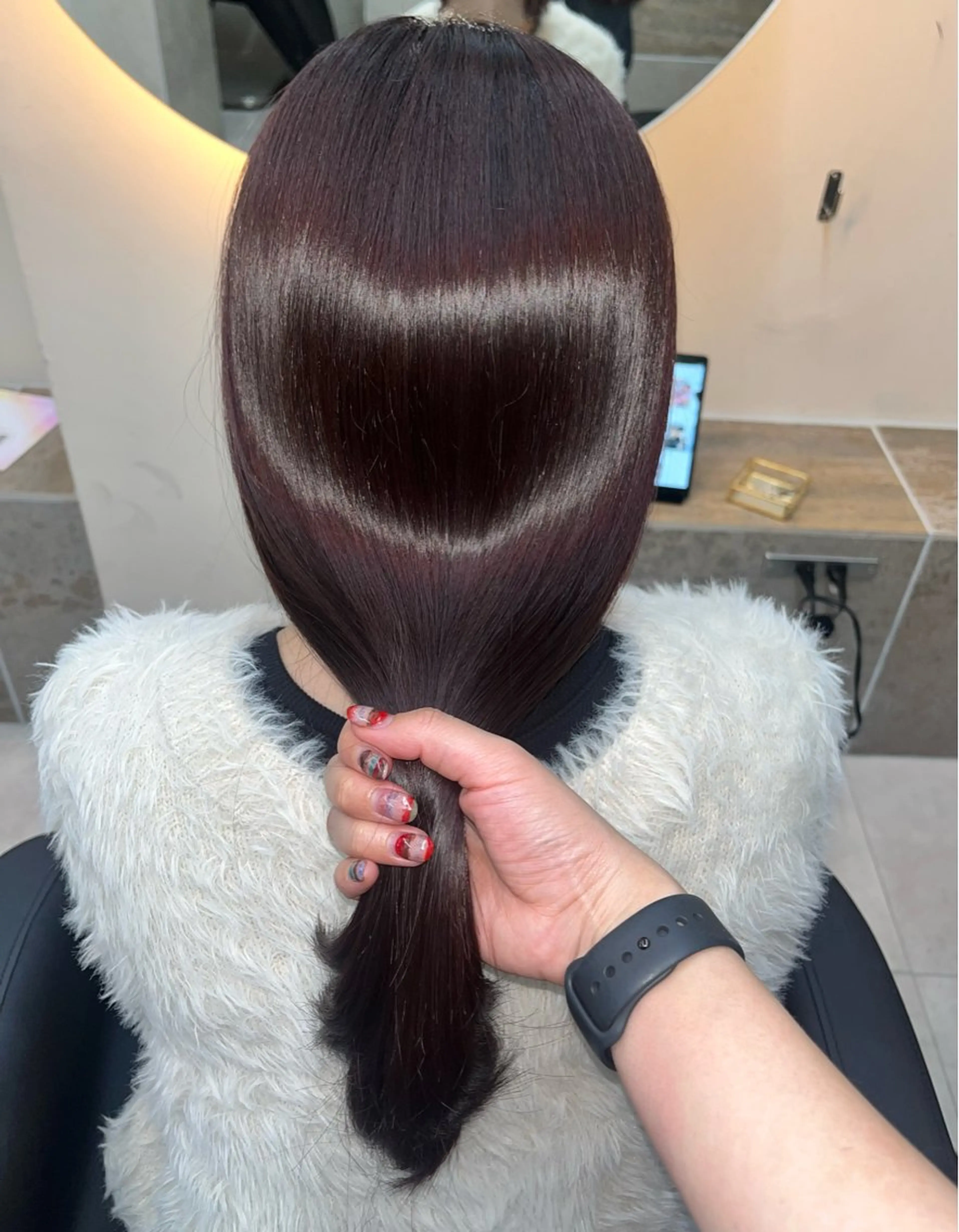 ロング 髪質改善 縮毛矯正 カット 縮毛矯正 トリートメント L'me TOKYO by youres【エルメトーキョーバイユアーズ】所属・小倉 結衣のヘアスタイル