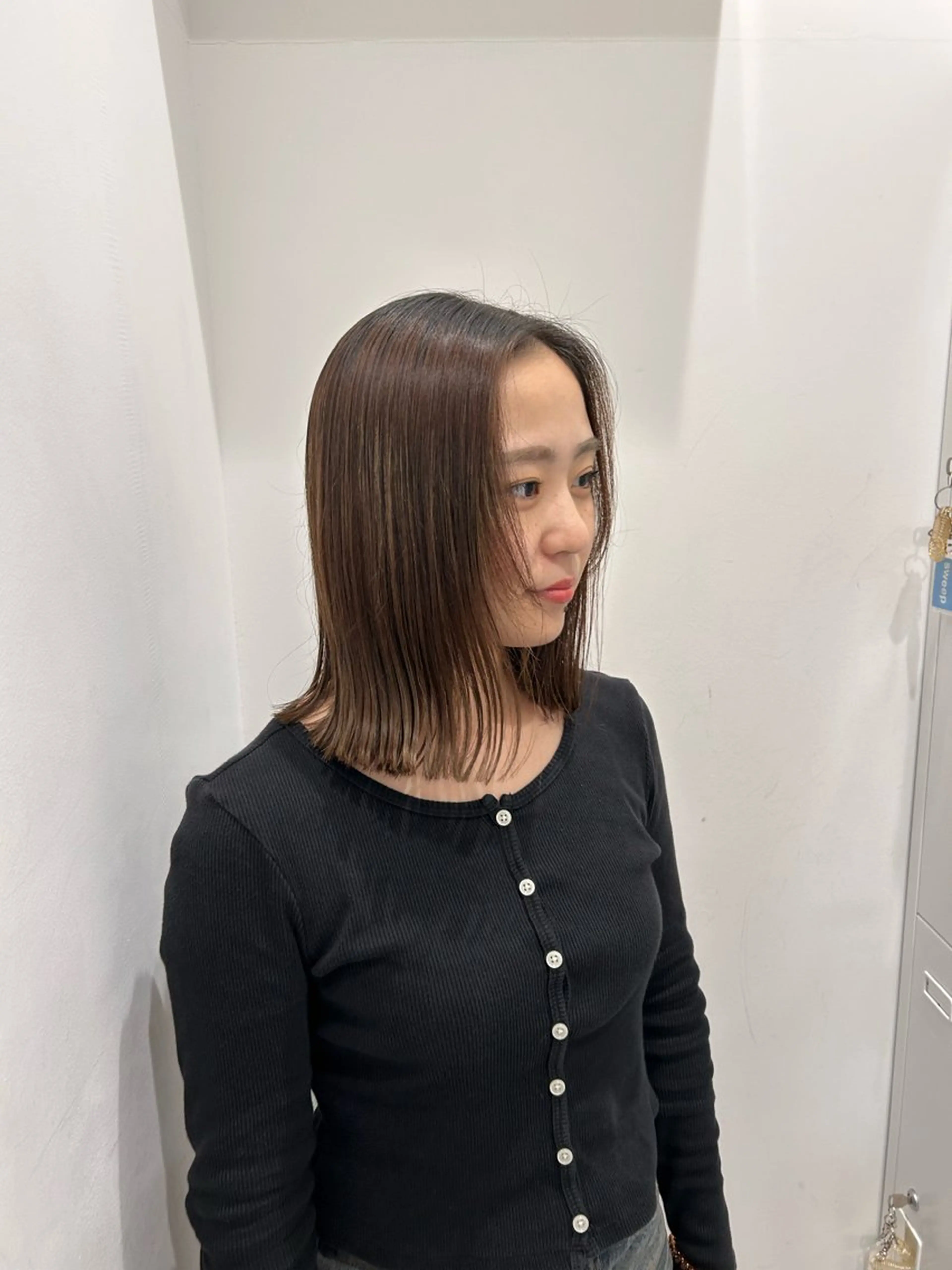 ミディアム カット sena⌇髪質改善⌇ ブリーチなしWカラーのヘアスタイル