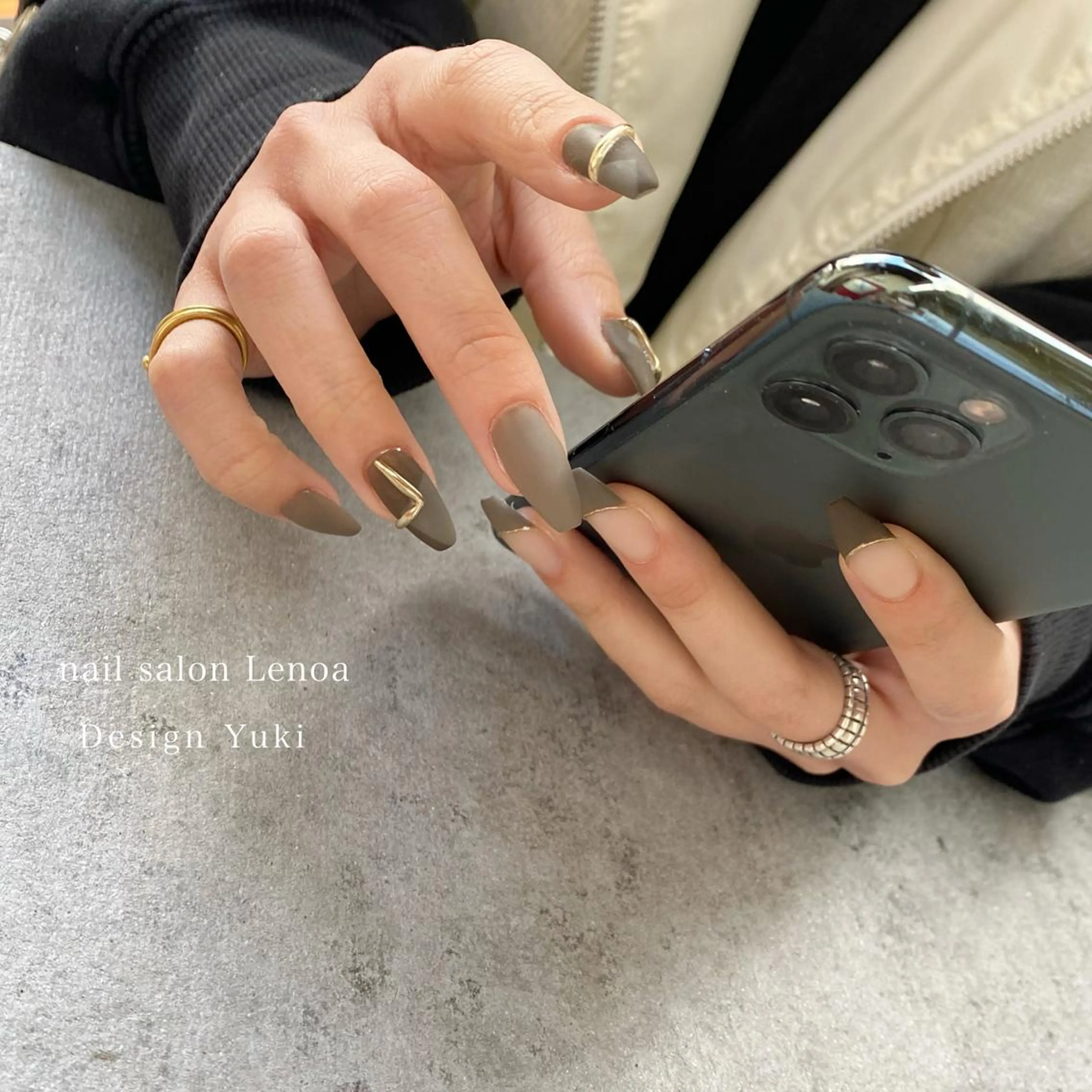 ネイル ハンドネイル Lenoa Yukiのネイルデザイン