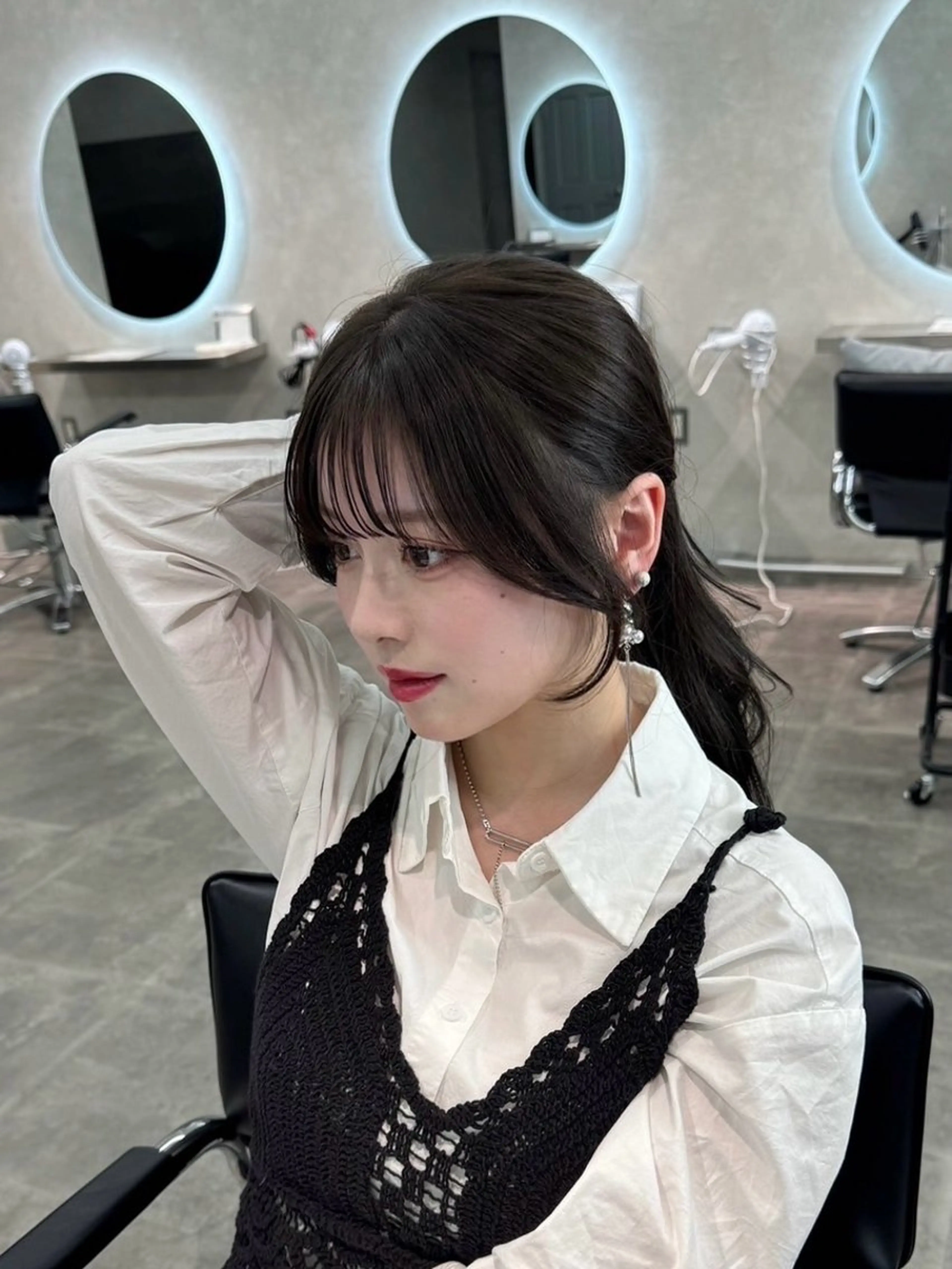 顔周りカット＋スタイリングのみ（シャンプーなし）の写真