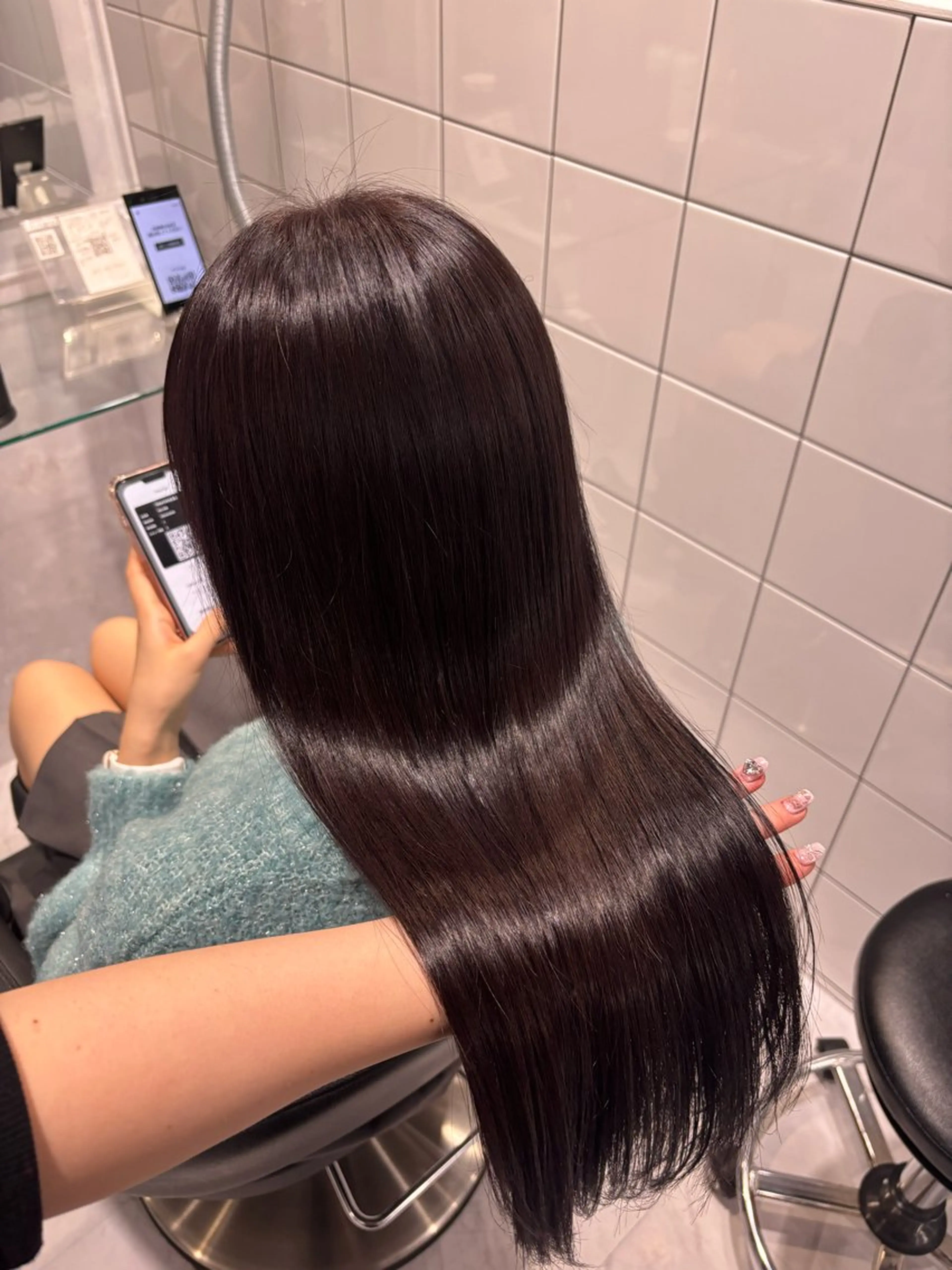 ロング カラー ヘアカラー トリートメント 髪質改善🩰透明感カ ラー🎀hinanoのヘアスタイル