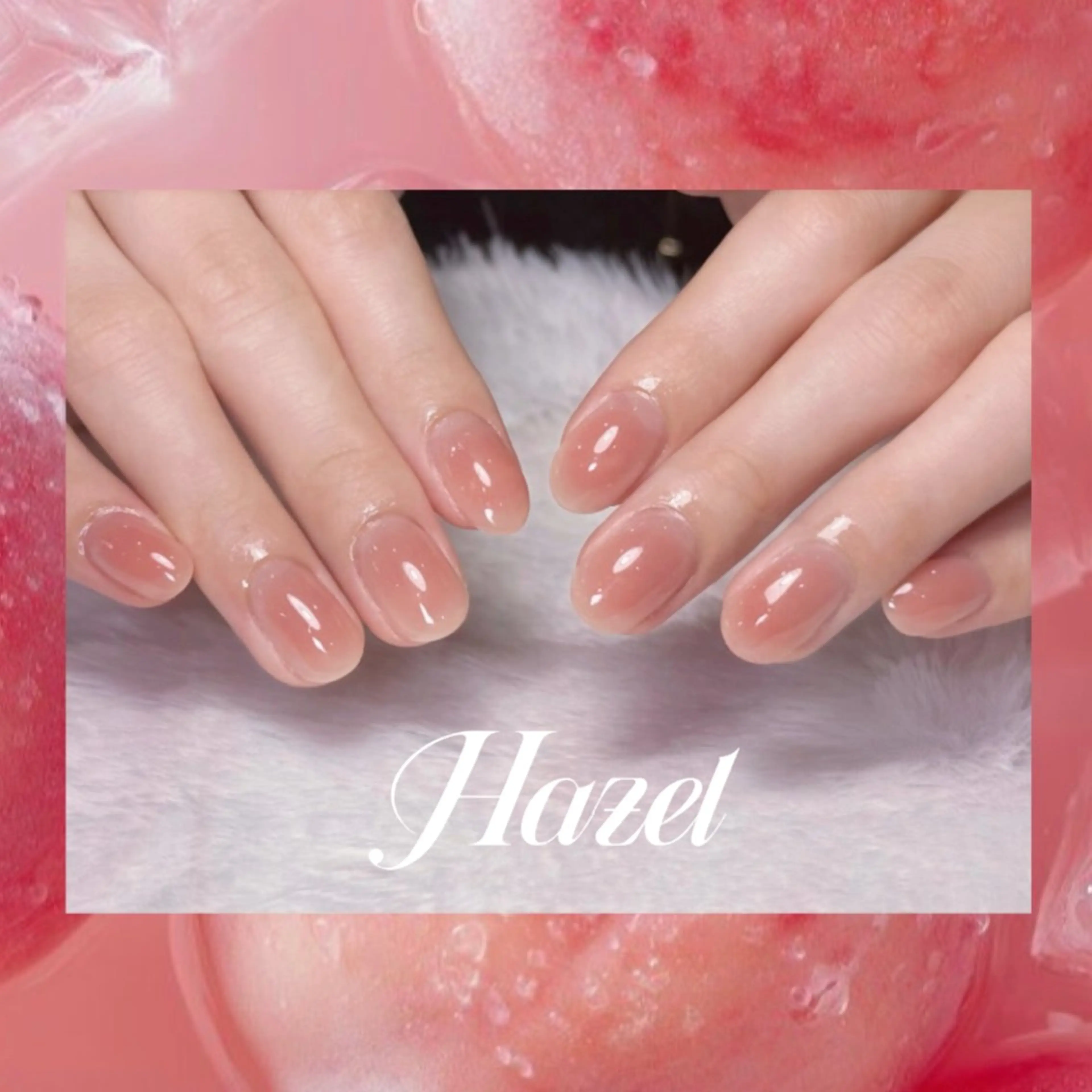 🍓春キャンペーン🌱じゅわチークネイル＋ストーン4粒(ベース1色まで✧*｡)の写真