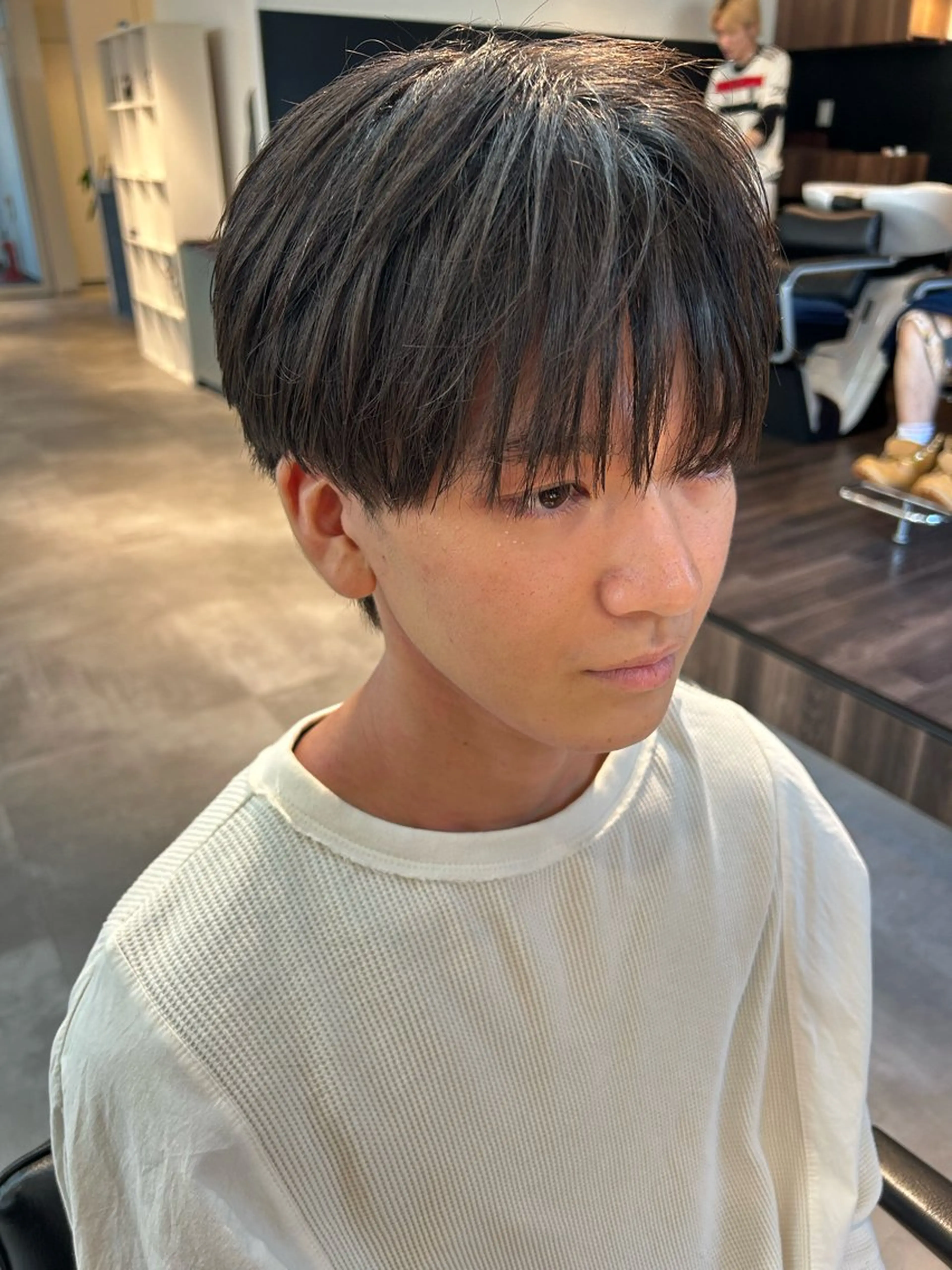 メンズ ダウンパーマ カルマパーマ メンズ韓国風 メンズパーマ 【メンズ韓国ヘア 千葉駅/カルマパーマのヘアスタイル