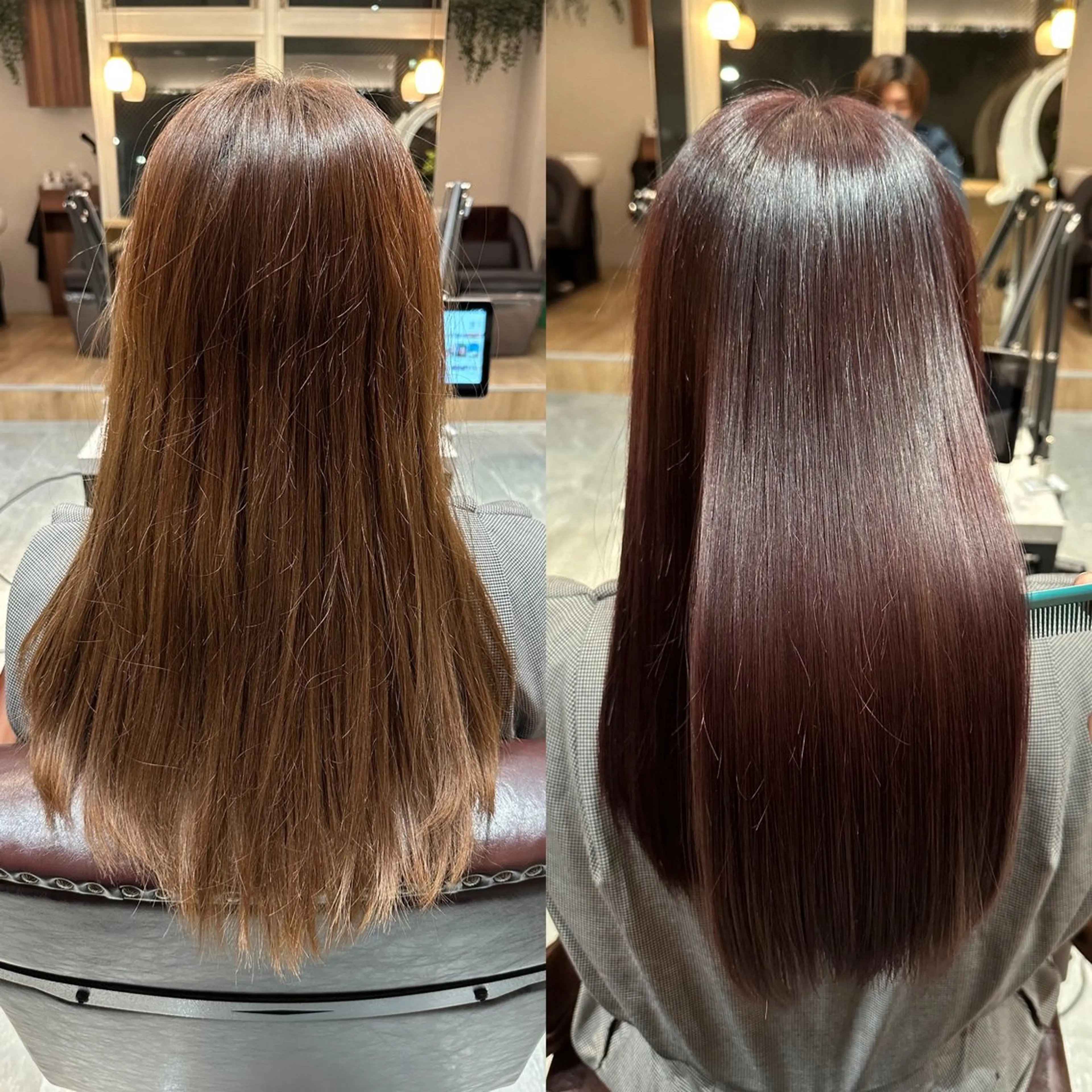 セミロング ✨美髪縮毛矯正✨ HIKARIのヘアスタイル