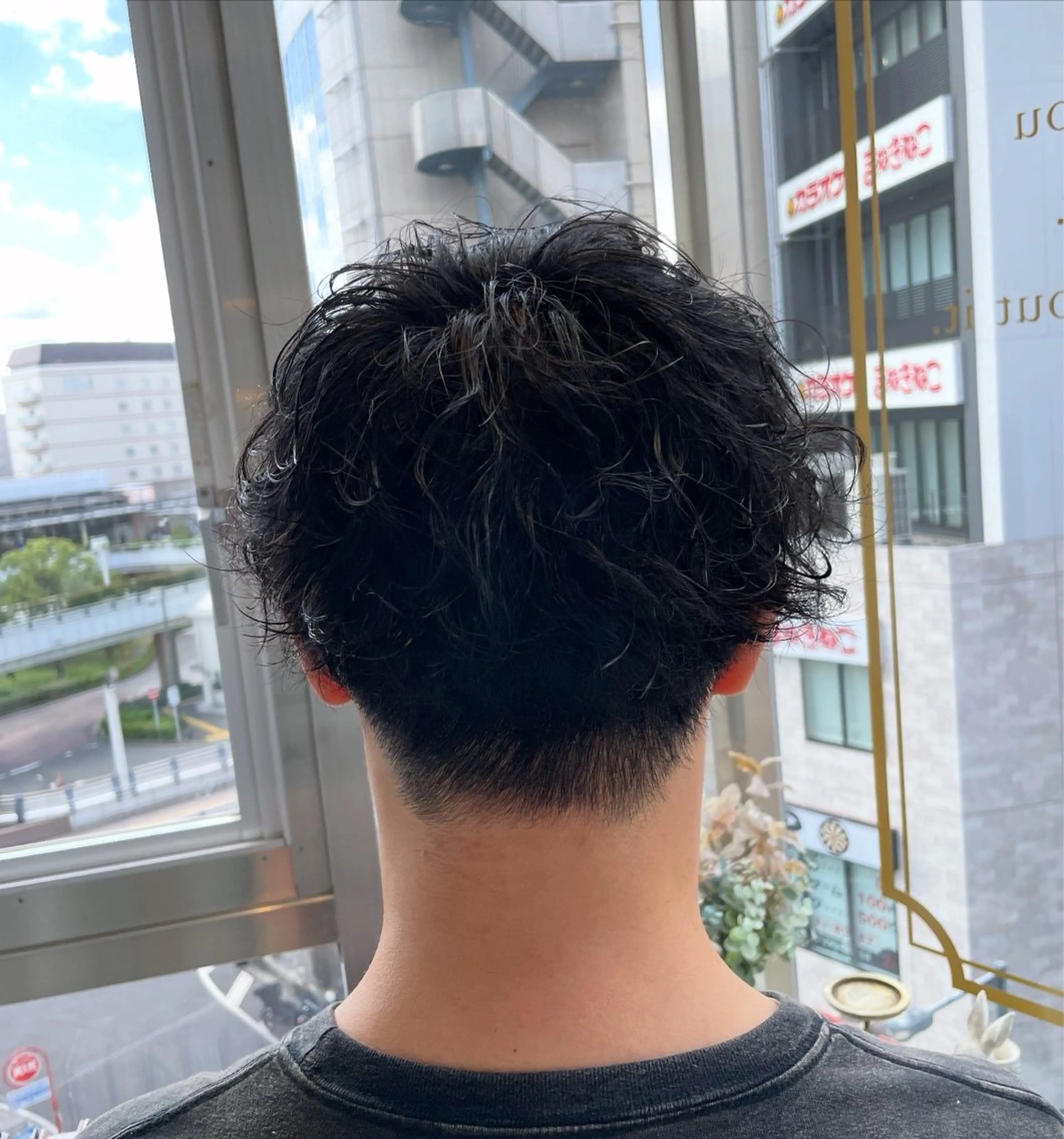 パーマ メンズ Clarus by artina所属・くびれヘア 似合わせ⭕️ユウキのヘアスタイル