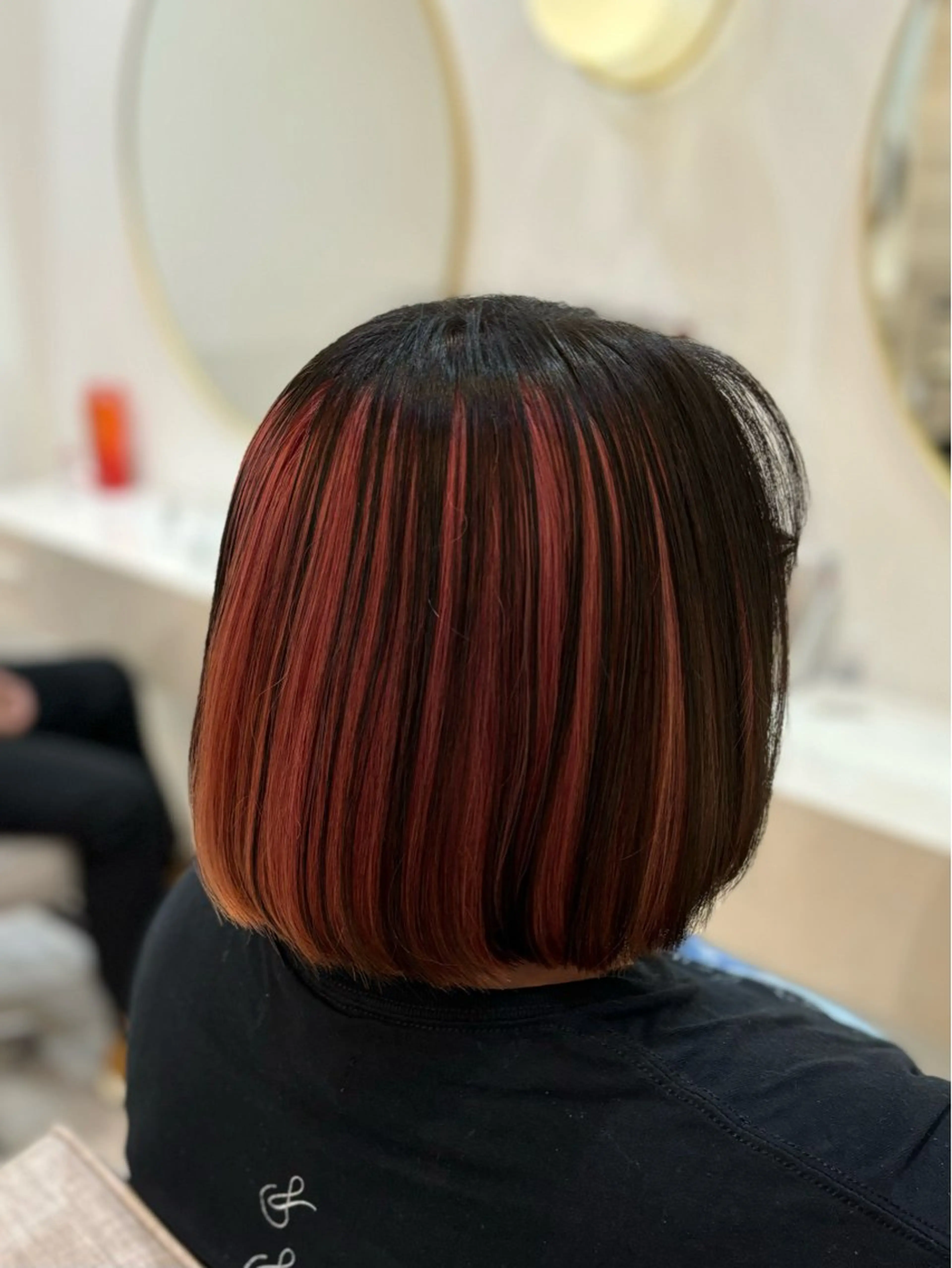 ショート ヘアカラー トリートメント NANA🍊/熊谷 /縮毛矯正/髪質改善のヘアスタイル