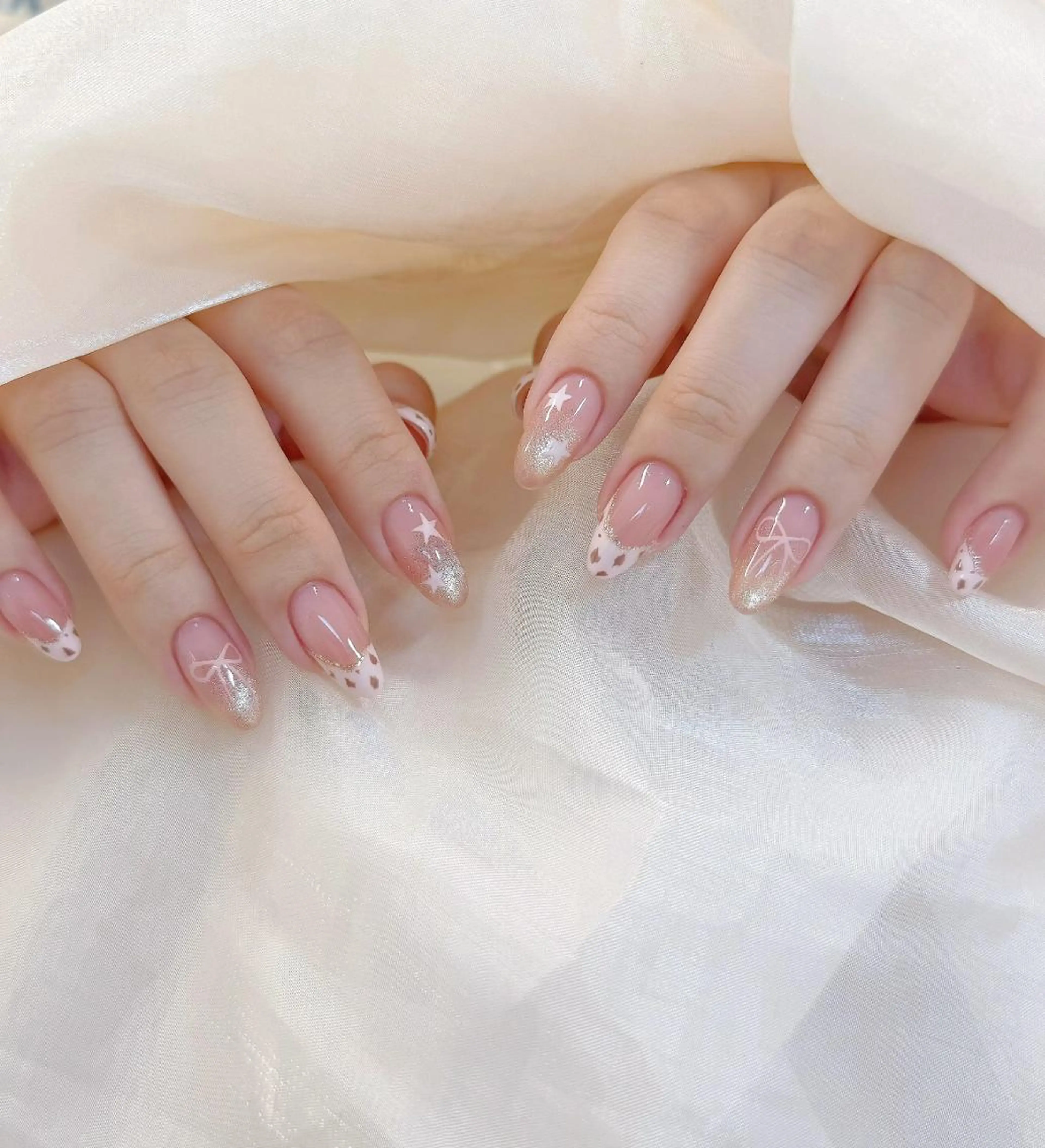 ネイル ハンドネイル ハンドケア RAFFINE haru🦋🩵のネイルデザイン