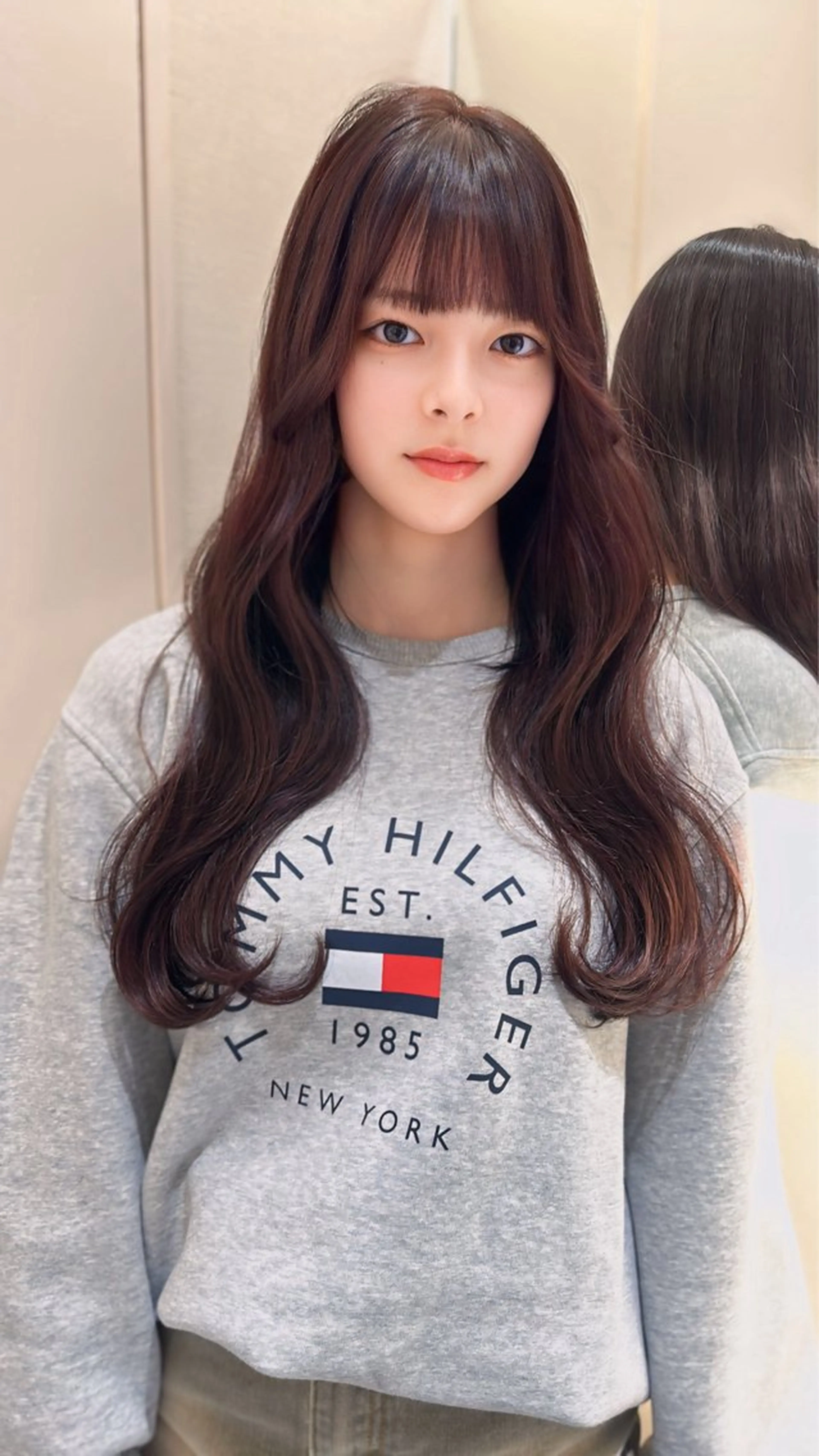 ロング カット ヘアカラー トリートメント ✨髪質改善特化✨副 店長椎葉信乃介のヘアスタイル