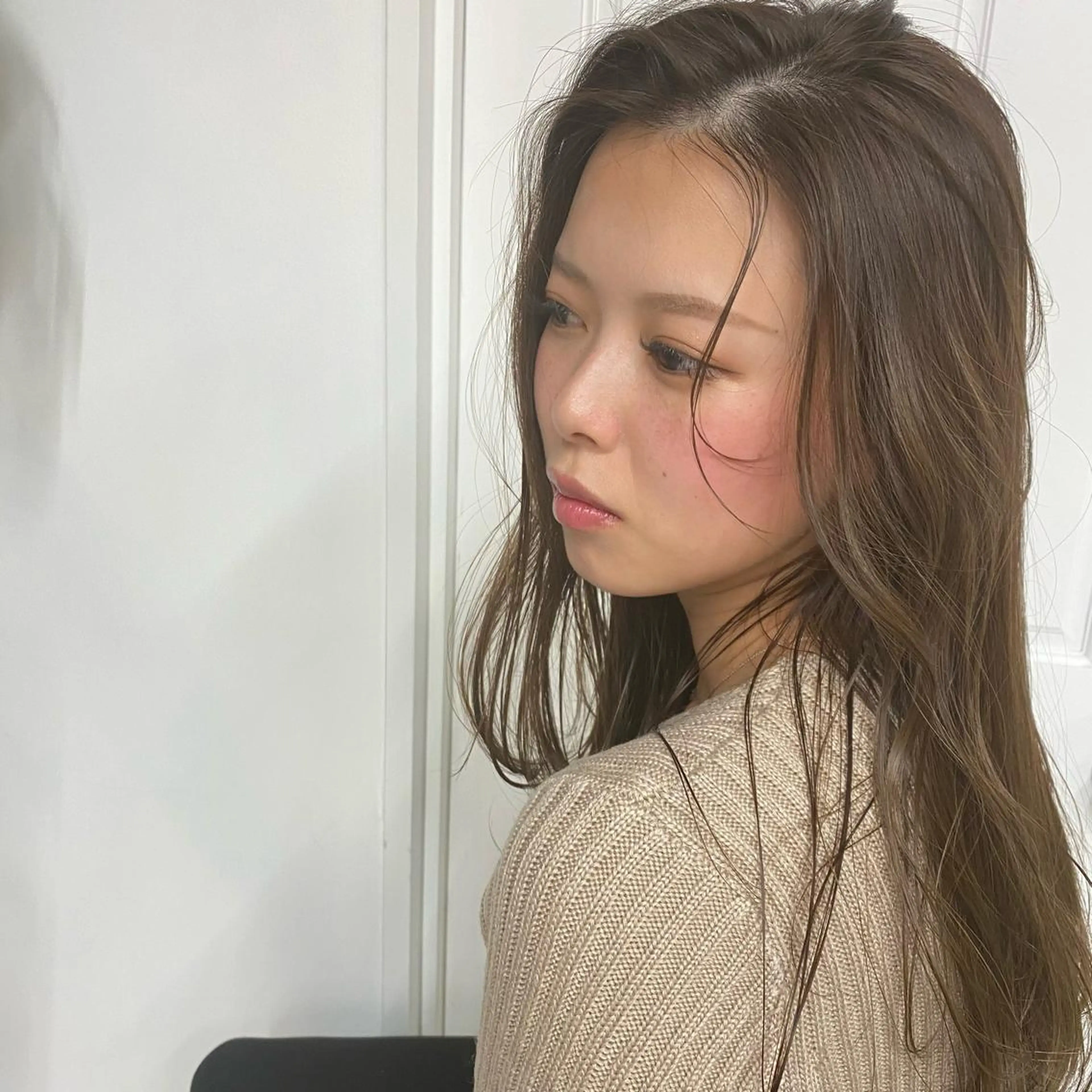 ロング カット ヘアカラー トリートメント 天神/透明感カラー ツヤ髪/nonokaのヘアスタイル